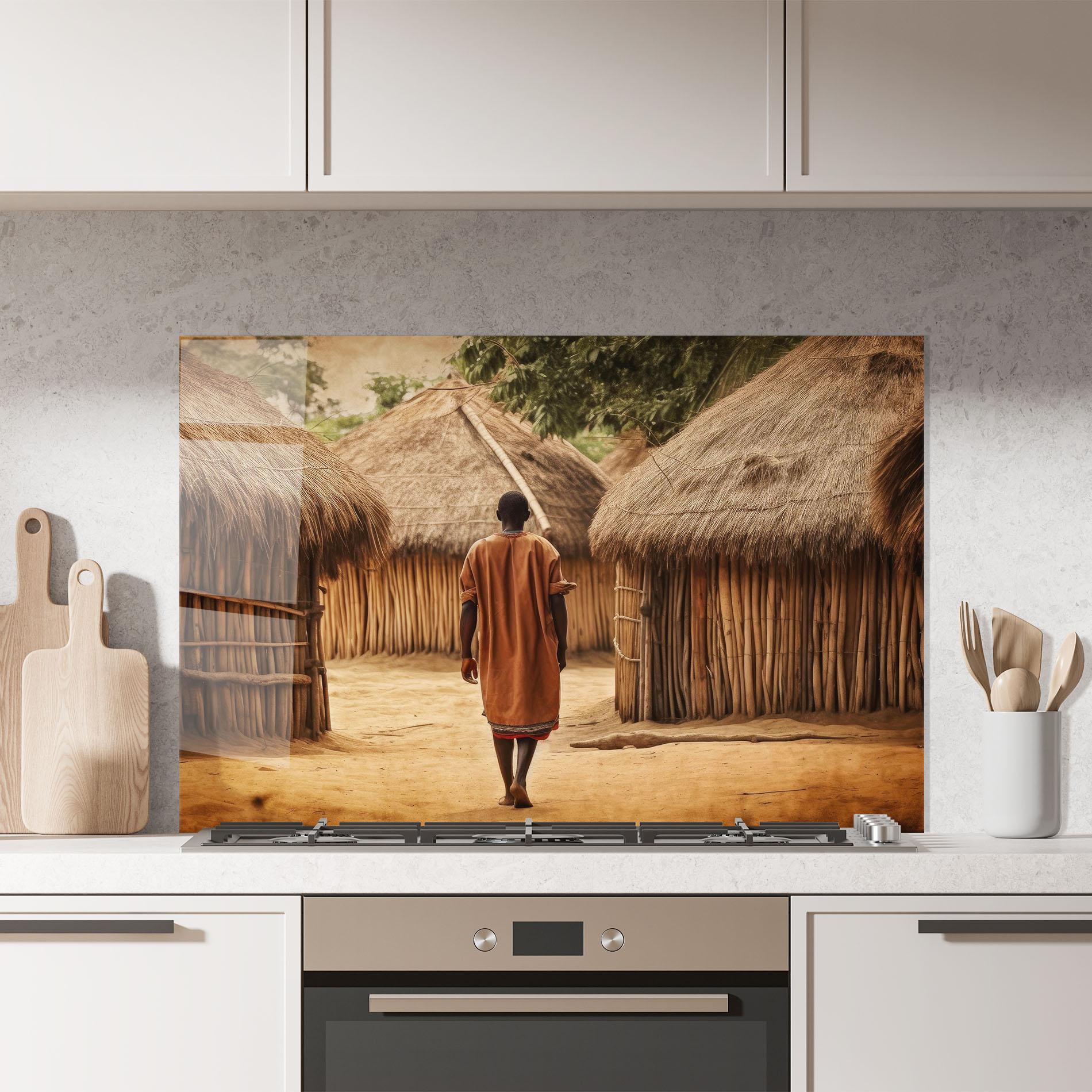 Panou Sticla Bucatarie Native Strong Man mockup 7