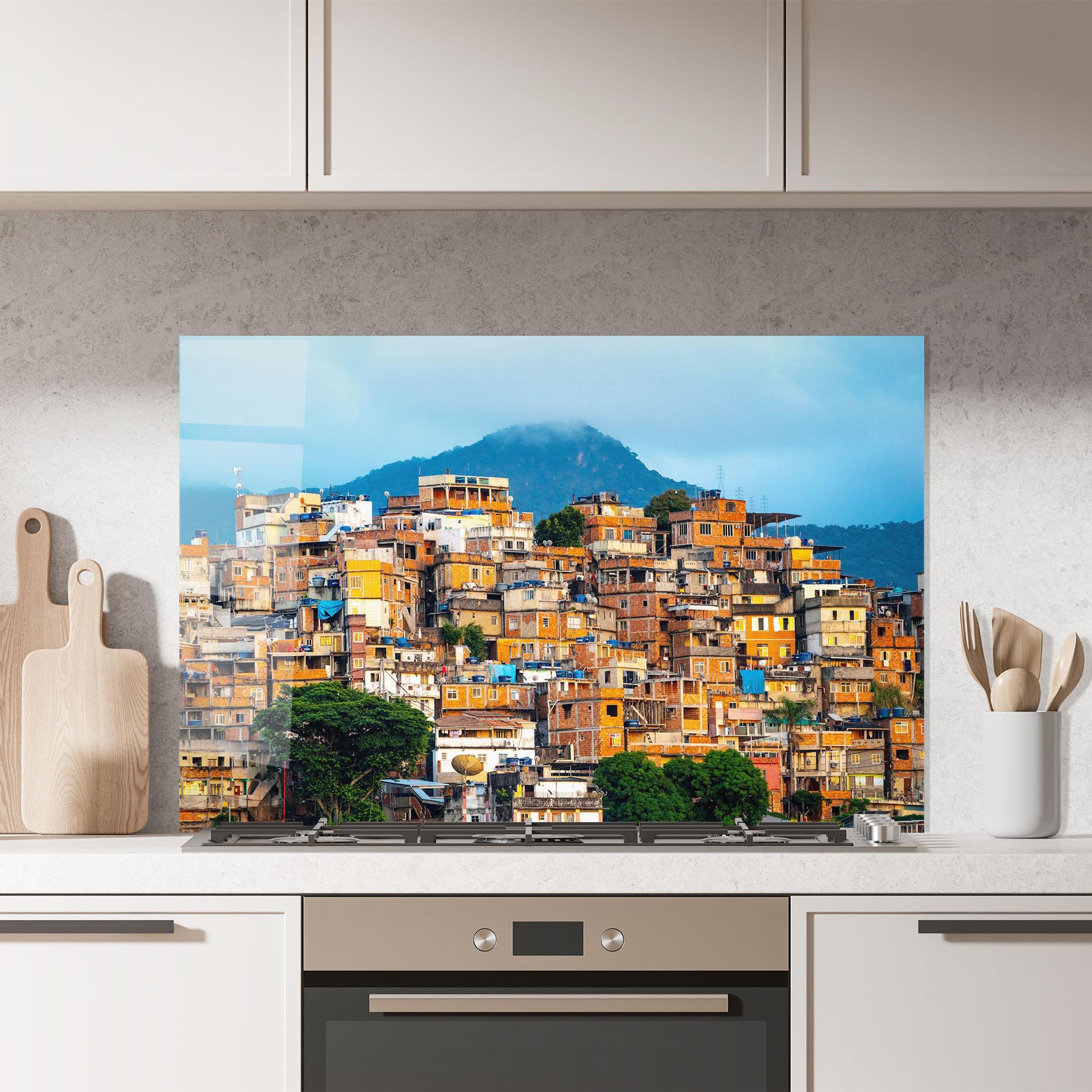 Panou Sticla Bucatarie Sunset Brazil mockup 7