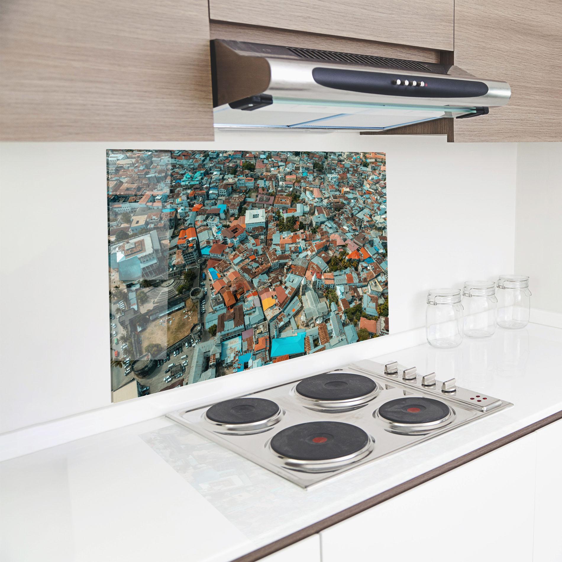 Panou Sticla Bucatarie Island View Tanzania mockup 8