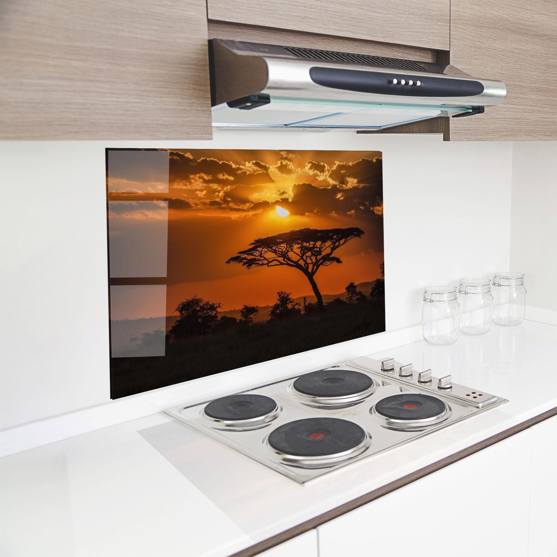 Panou Sticla Bucatarie Mesmerizing View mockup 8