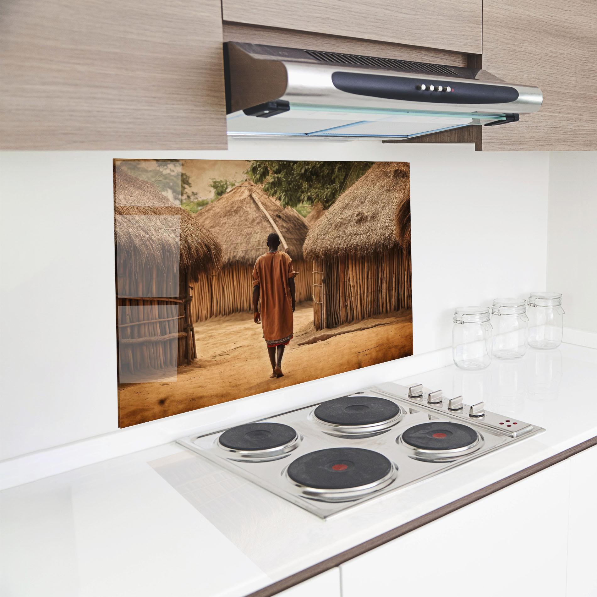 Panou Sticla Bucatarie Native Strong Man mockup 8