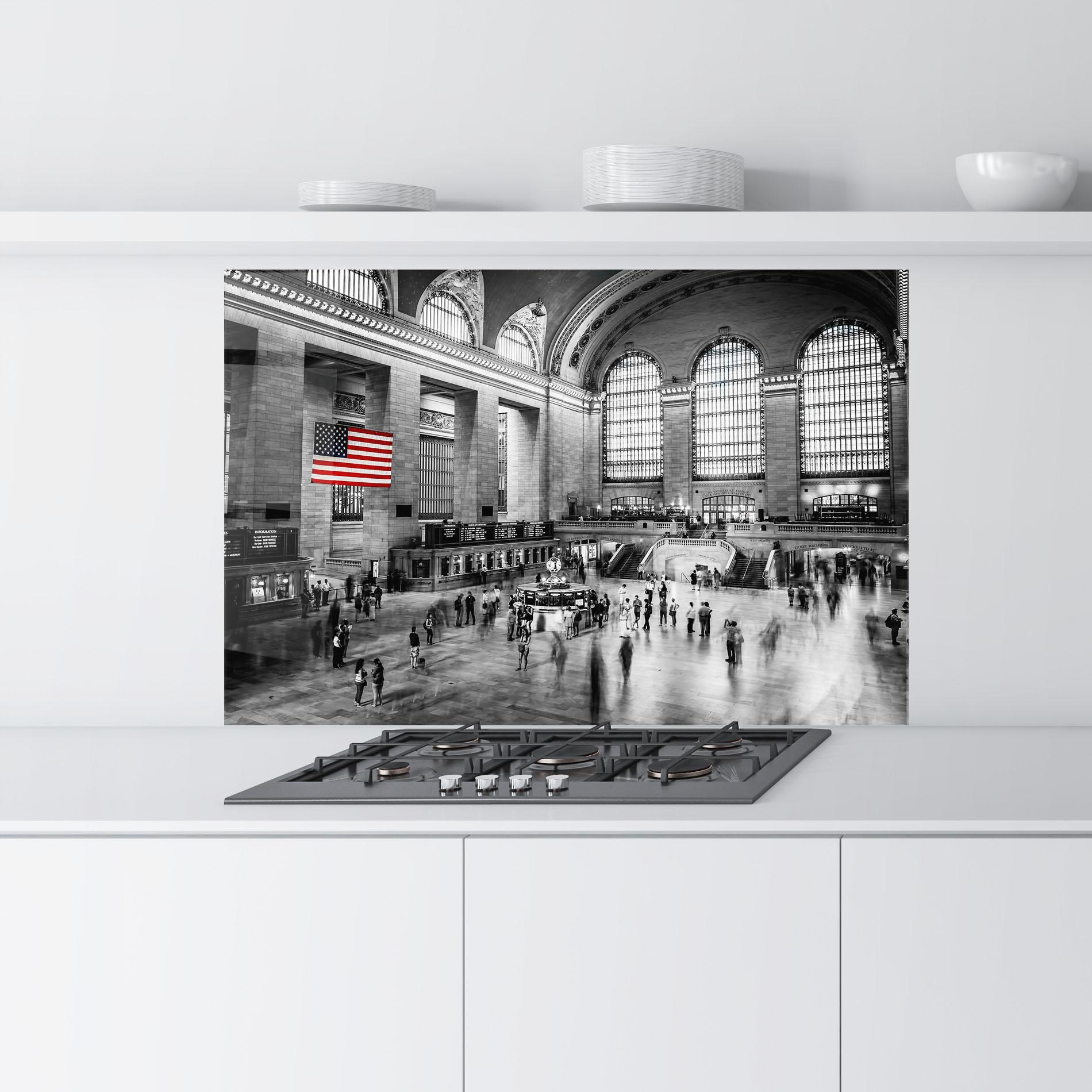 Panou Sticla Bucatarie New York Station mockup 9