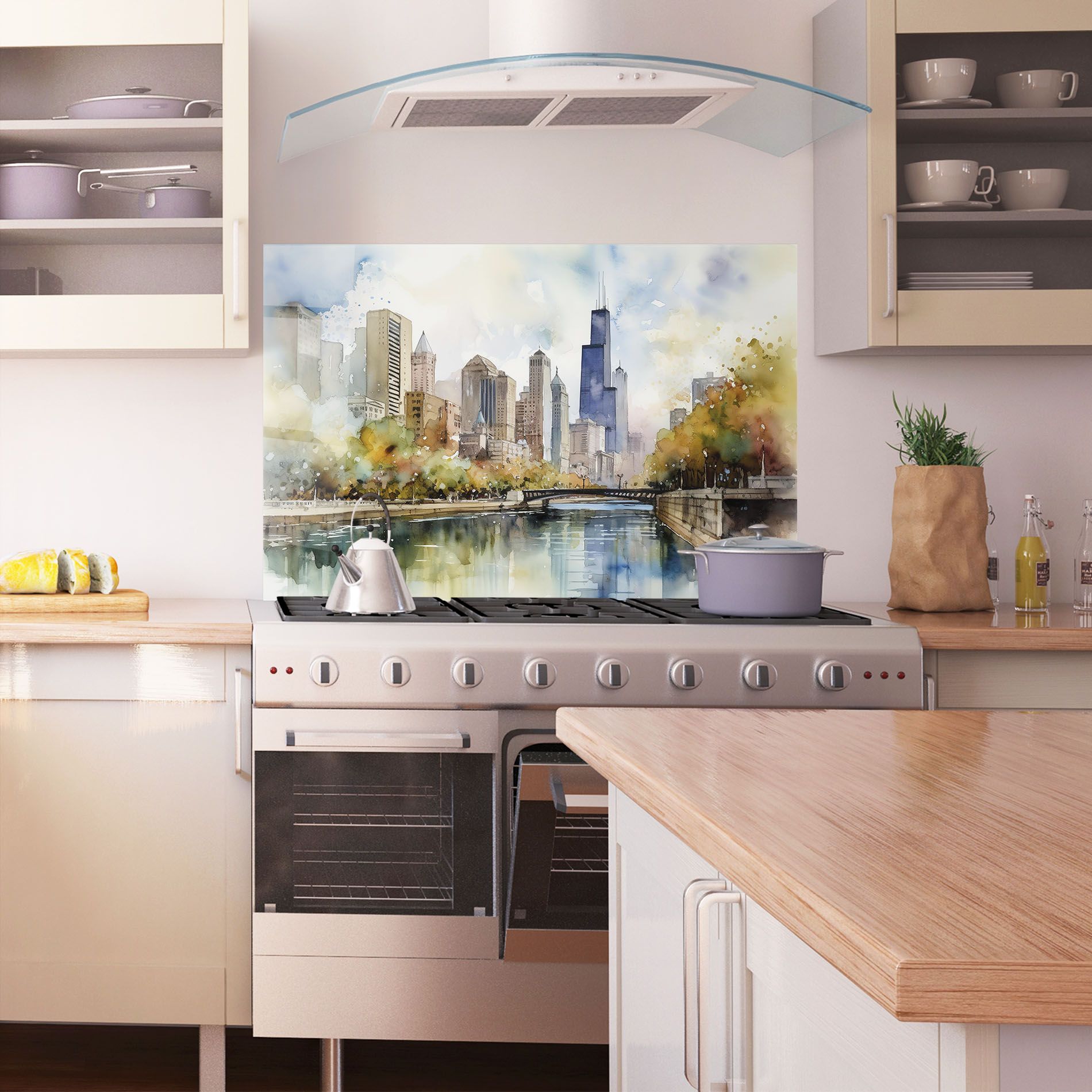 City Skyline Painting mockup 1