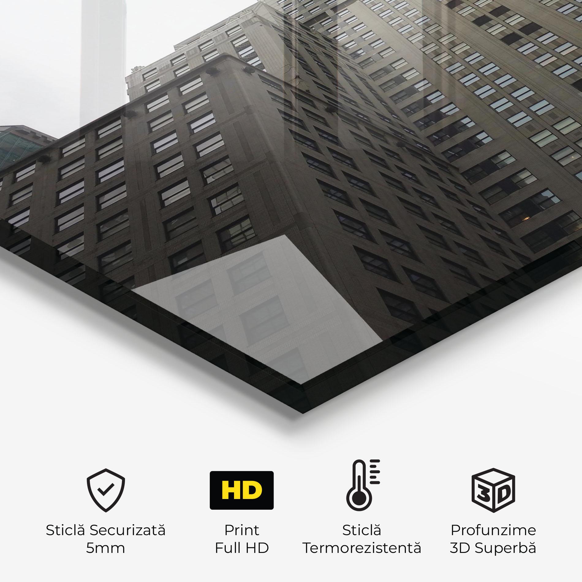 Panou Sticla Bucatarie New York City Skyscraper mockup 2