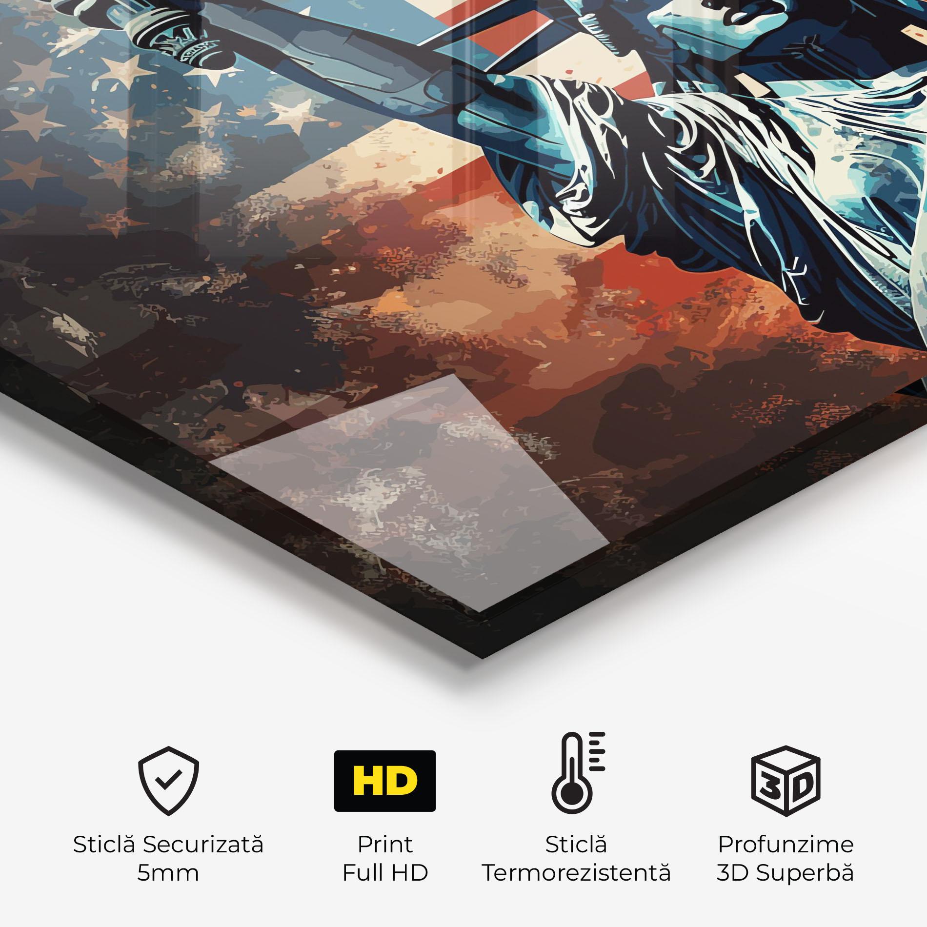 Panou Sticla Bucatarie United States Art mockup 2