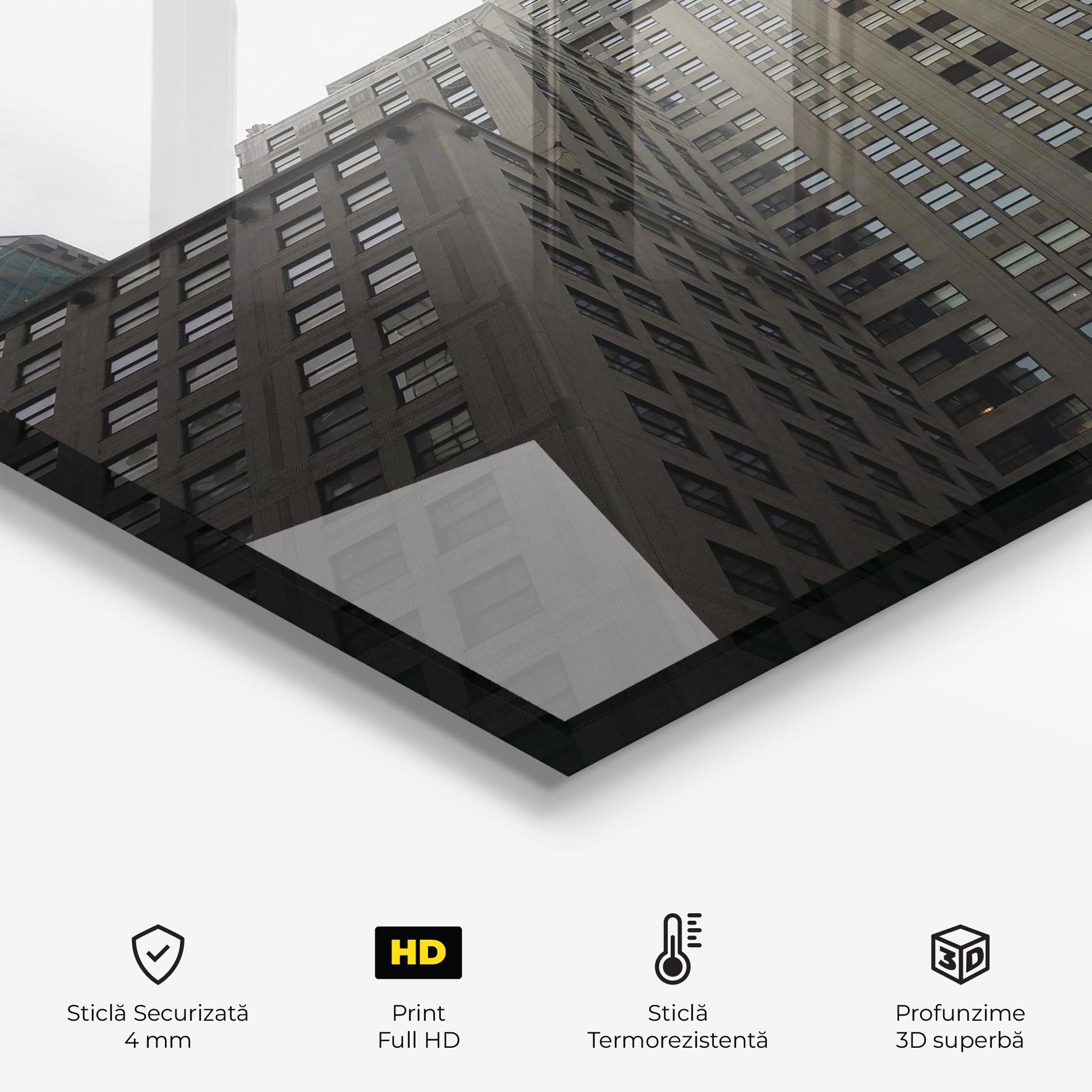 Panou Sticla Bucatarie New York City Skyscraper mockup 2
