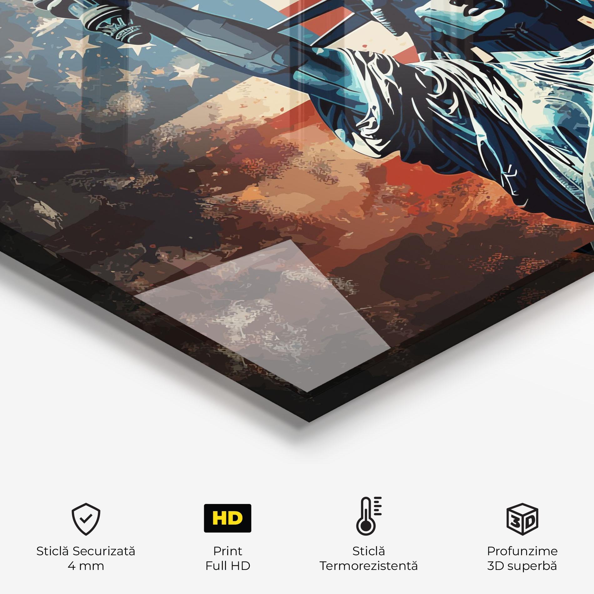 Panou Sticla Bucatarie United States Art mockup 2