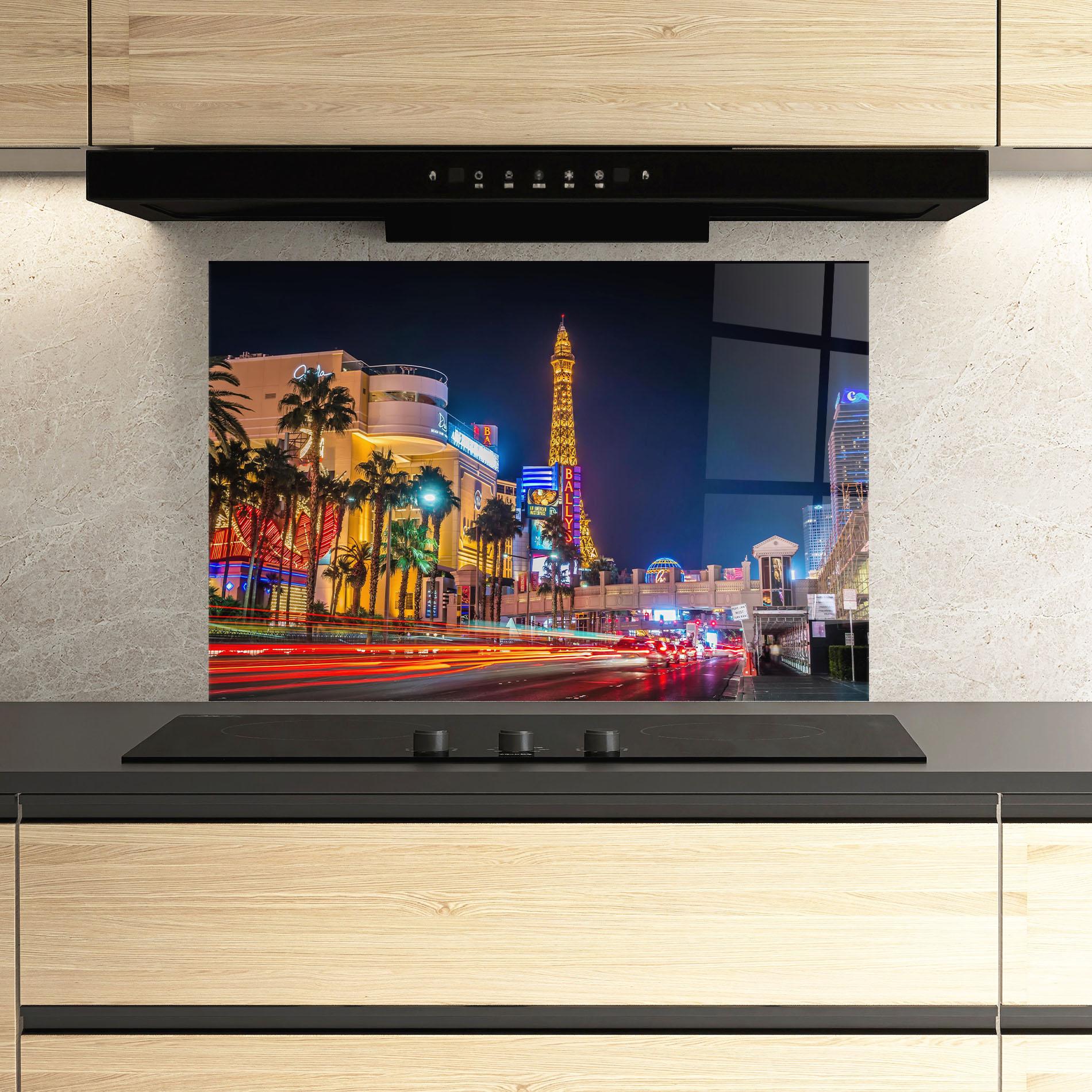 Panou Sticla Bucatarie Nevada Evening mockup 3