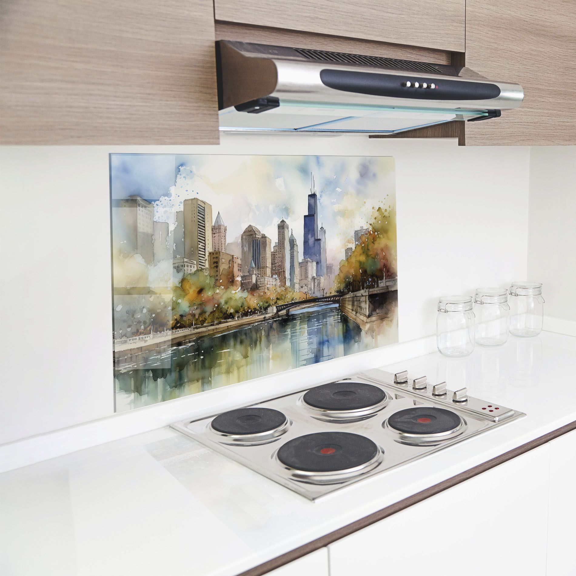 City Skyline Painting mockup 8