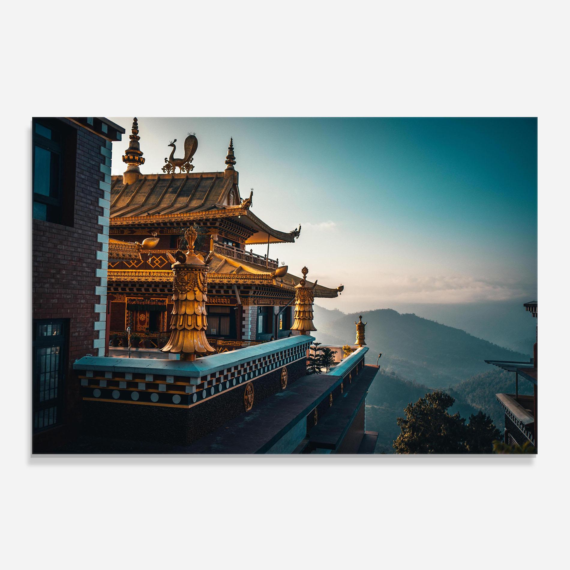 Panou Sticla Bucatarie Namo Buddha mockup 0