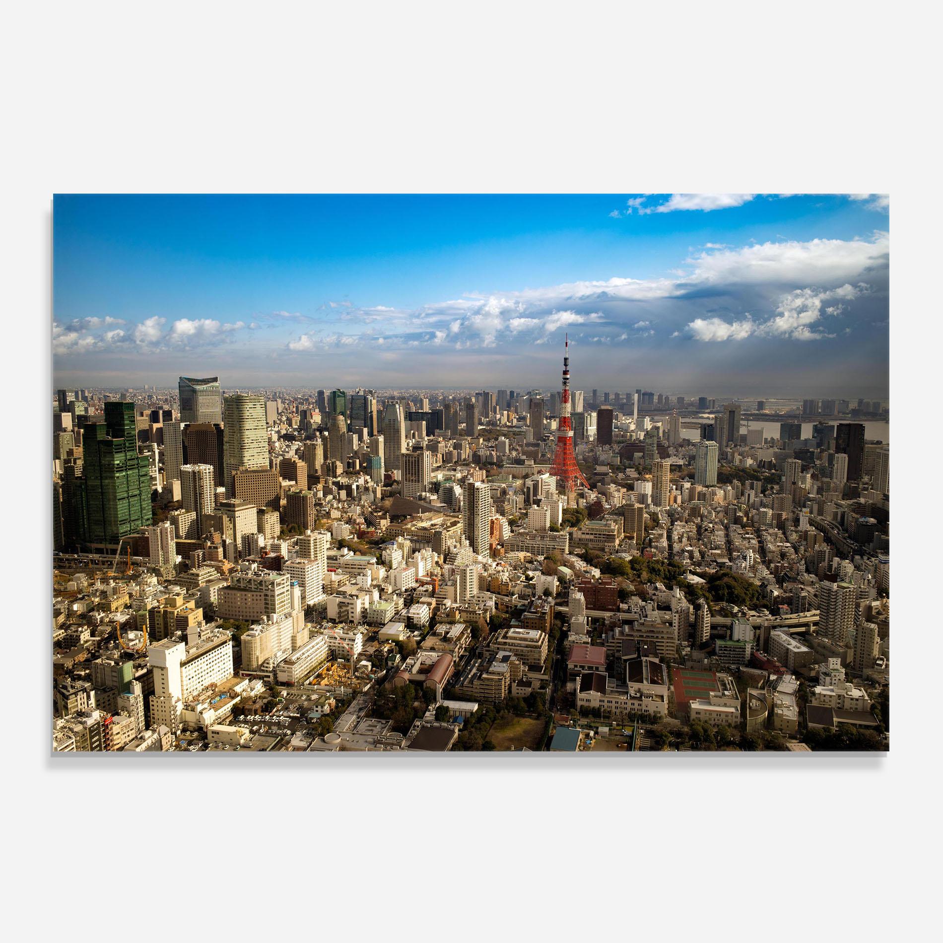 Panou Sticla Bucatarie Tokyo Tower mockup 0