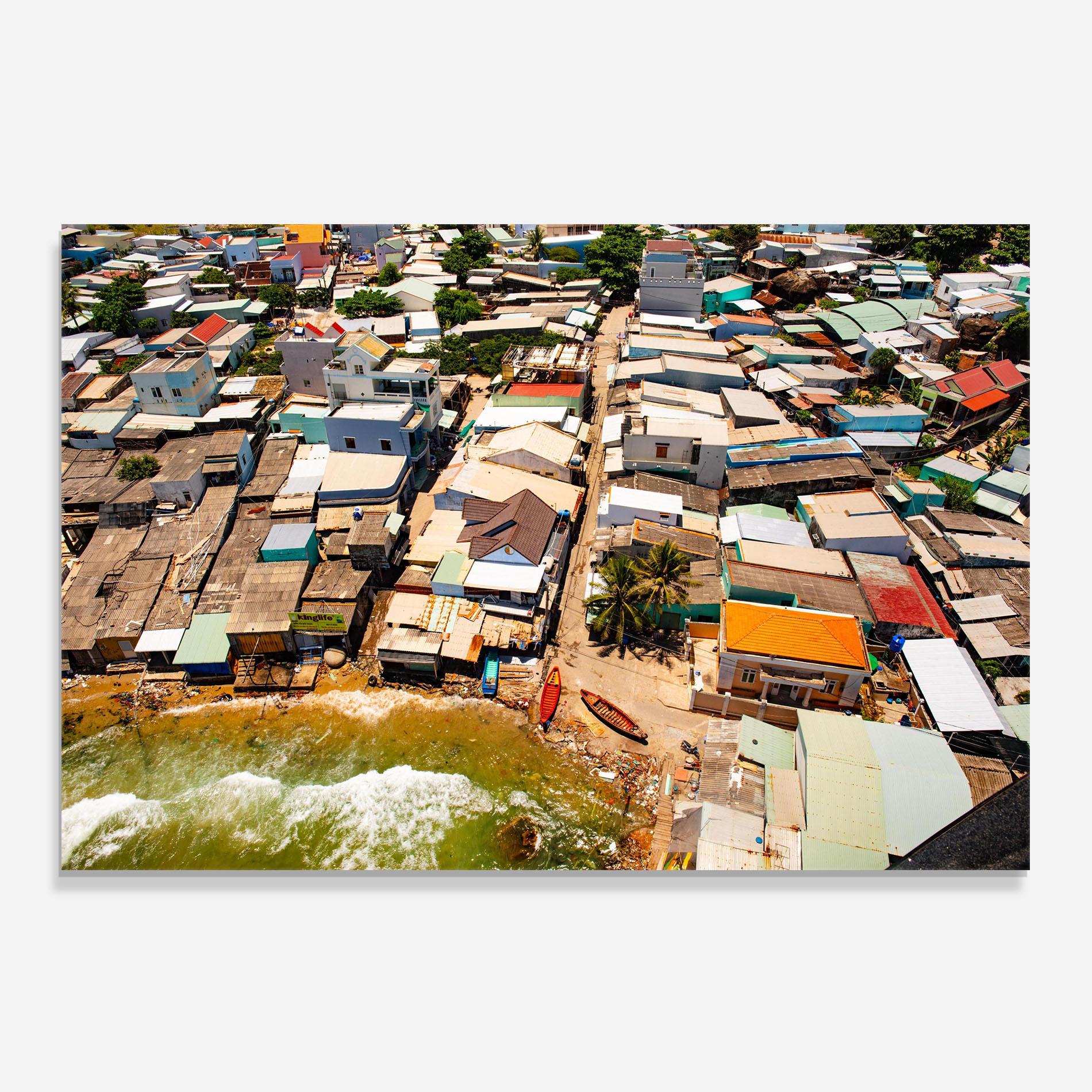 Panou Sticla Bucatarie Vietnam Slums mockup 0