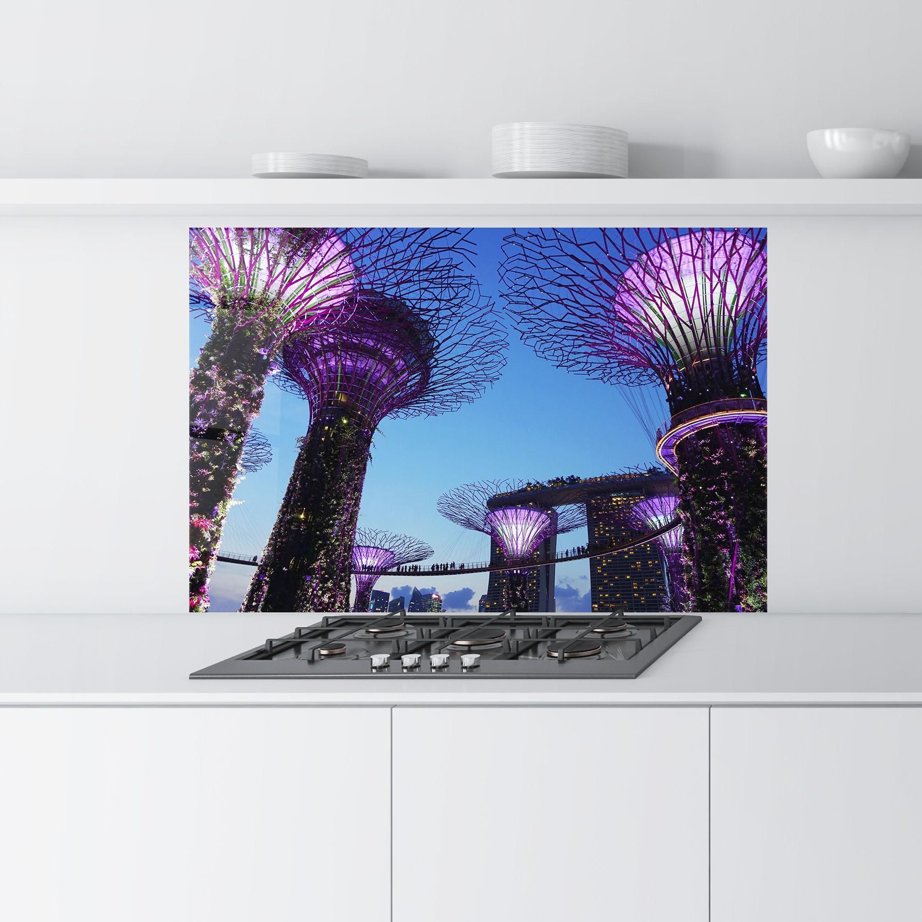 Panou Sticla Bucatarie Gardens By The Bay mockup 9