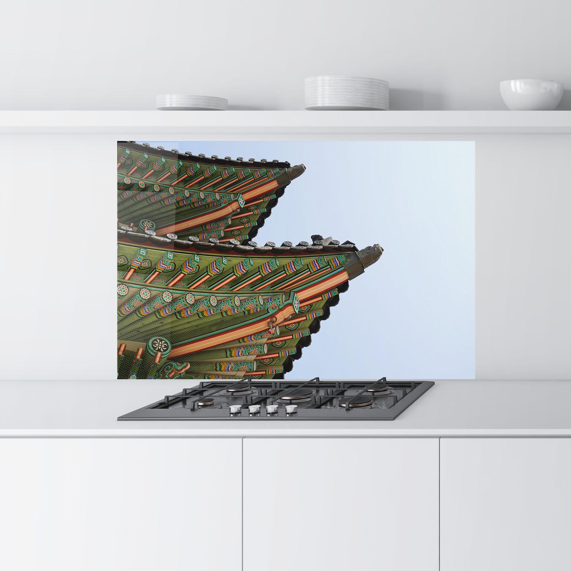 Panou Sticla Bucatarie Gyeongbokgung View mockup 9