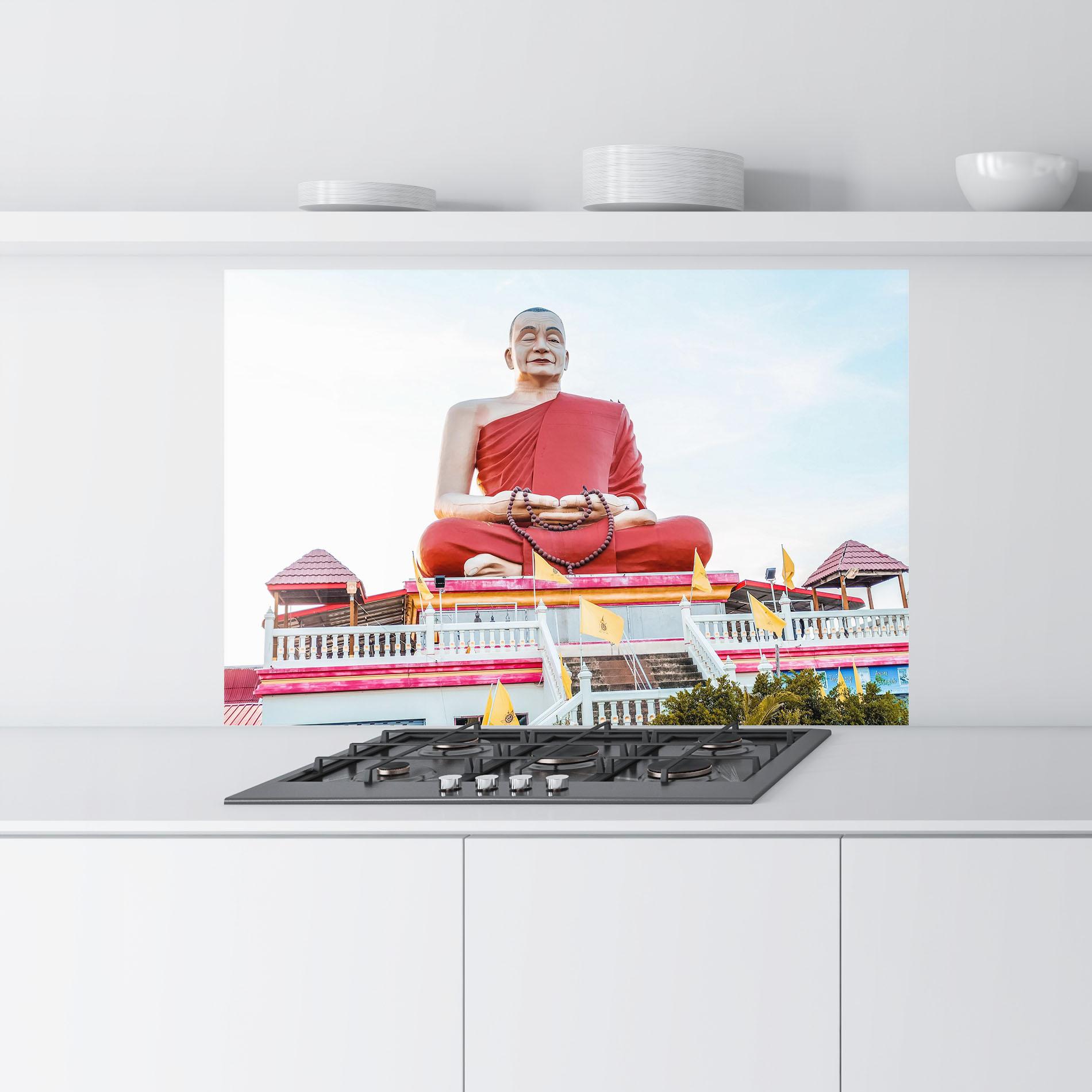 Panou Sticla Bucatarie Statue Ghana Devi mockup 9