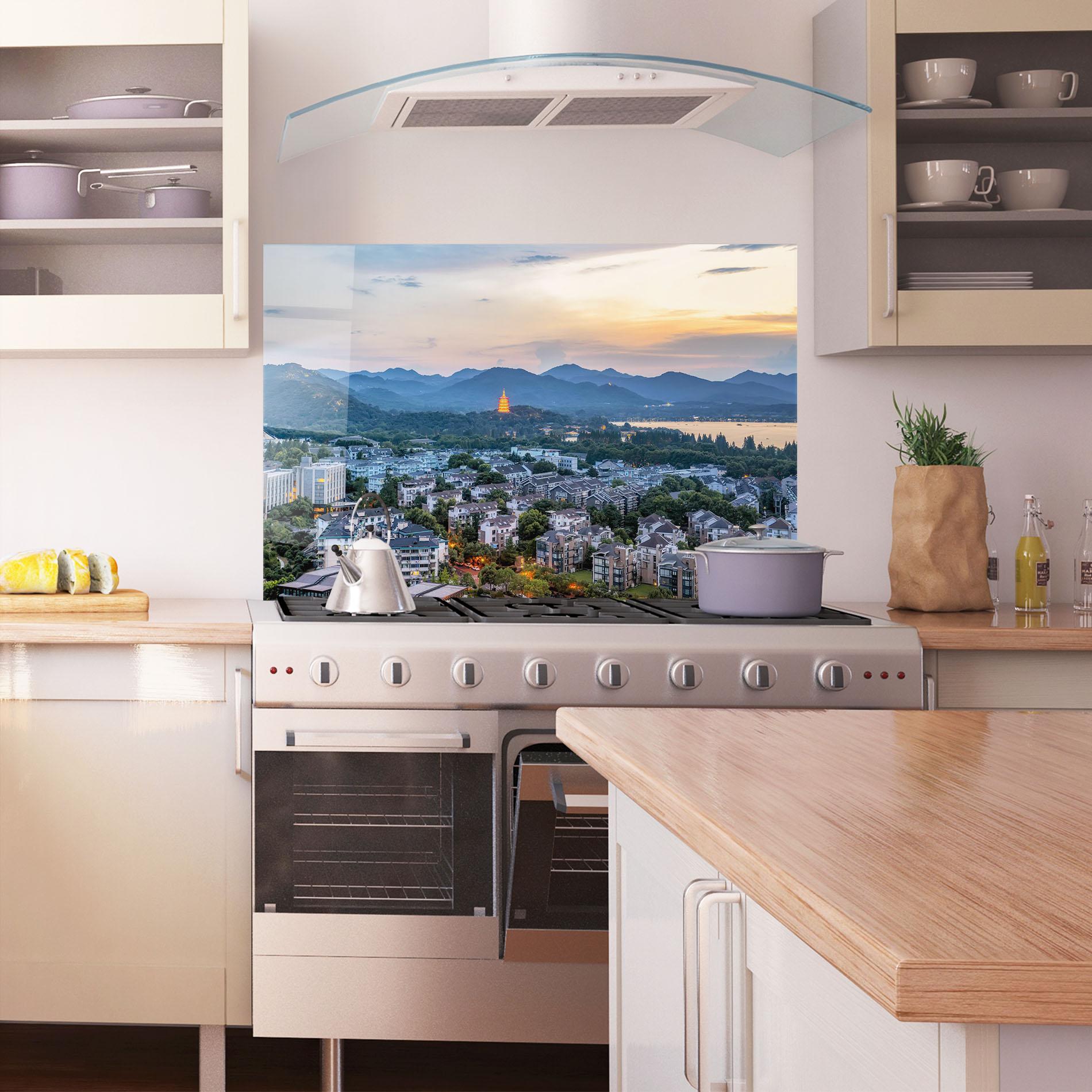 Panou Sticla Bucatarie Hangzhou China mockup 1