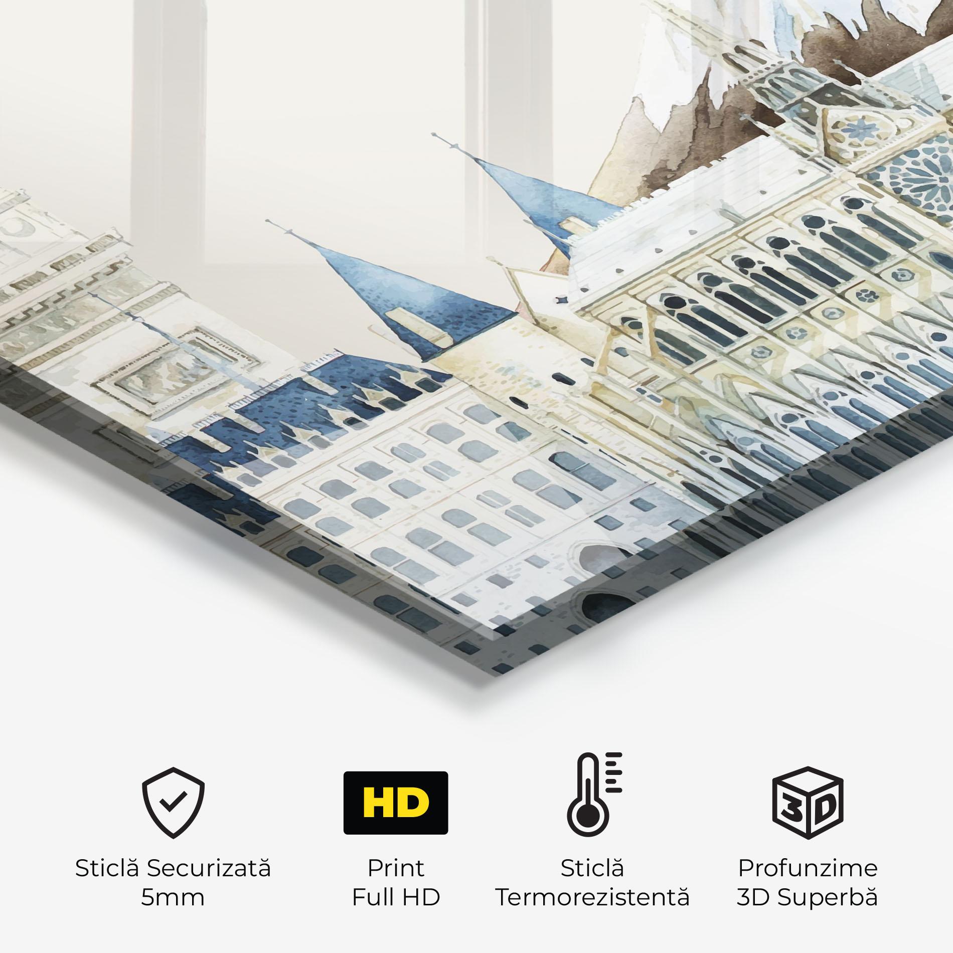 Panou Sticla Bucatarie City Mix mockup 2