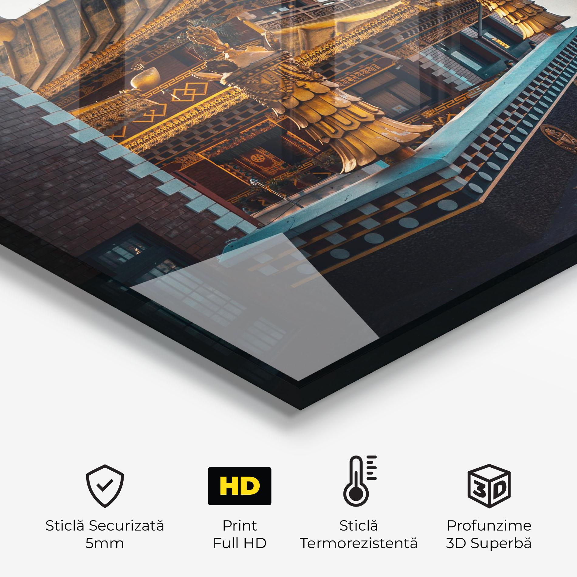 Panou Sticla Bucatarie Namo Buddha mockup 2