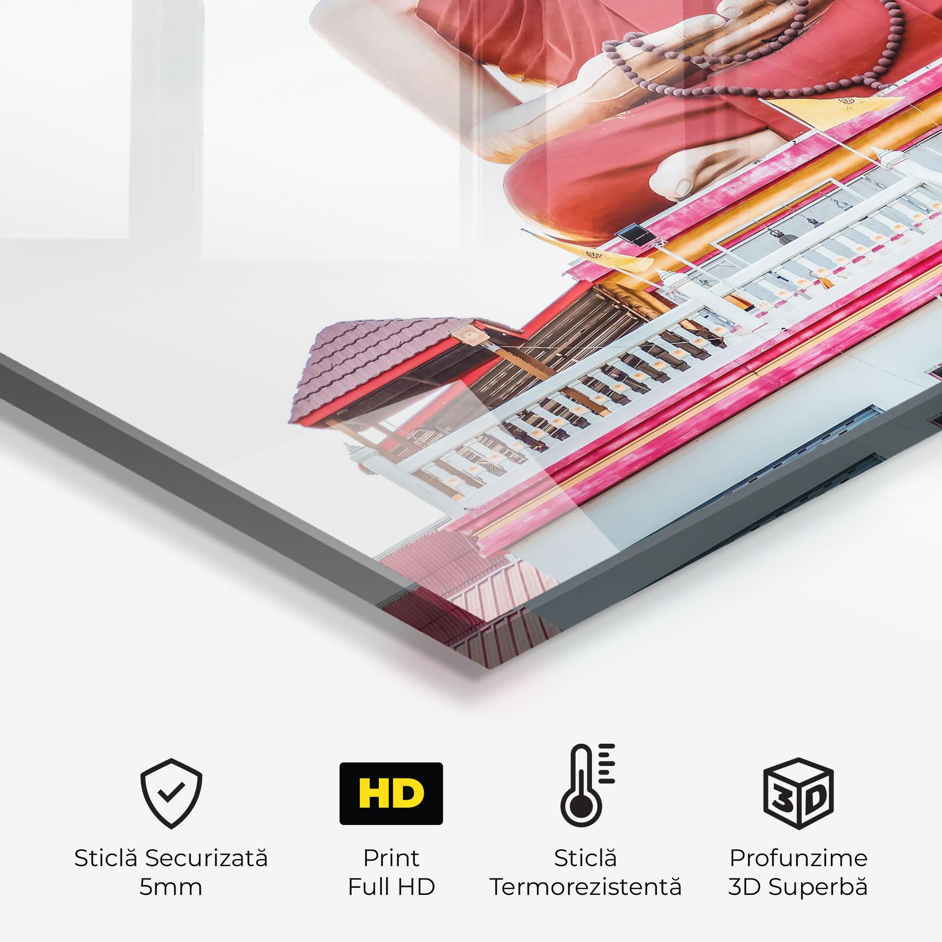 Panou Sticla Bucatarie Statue Ghana Devi mockup 2