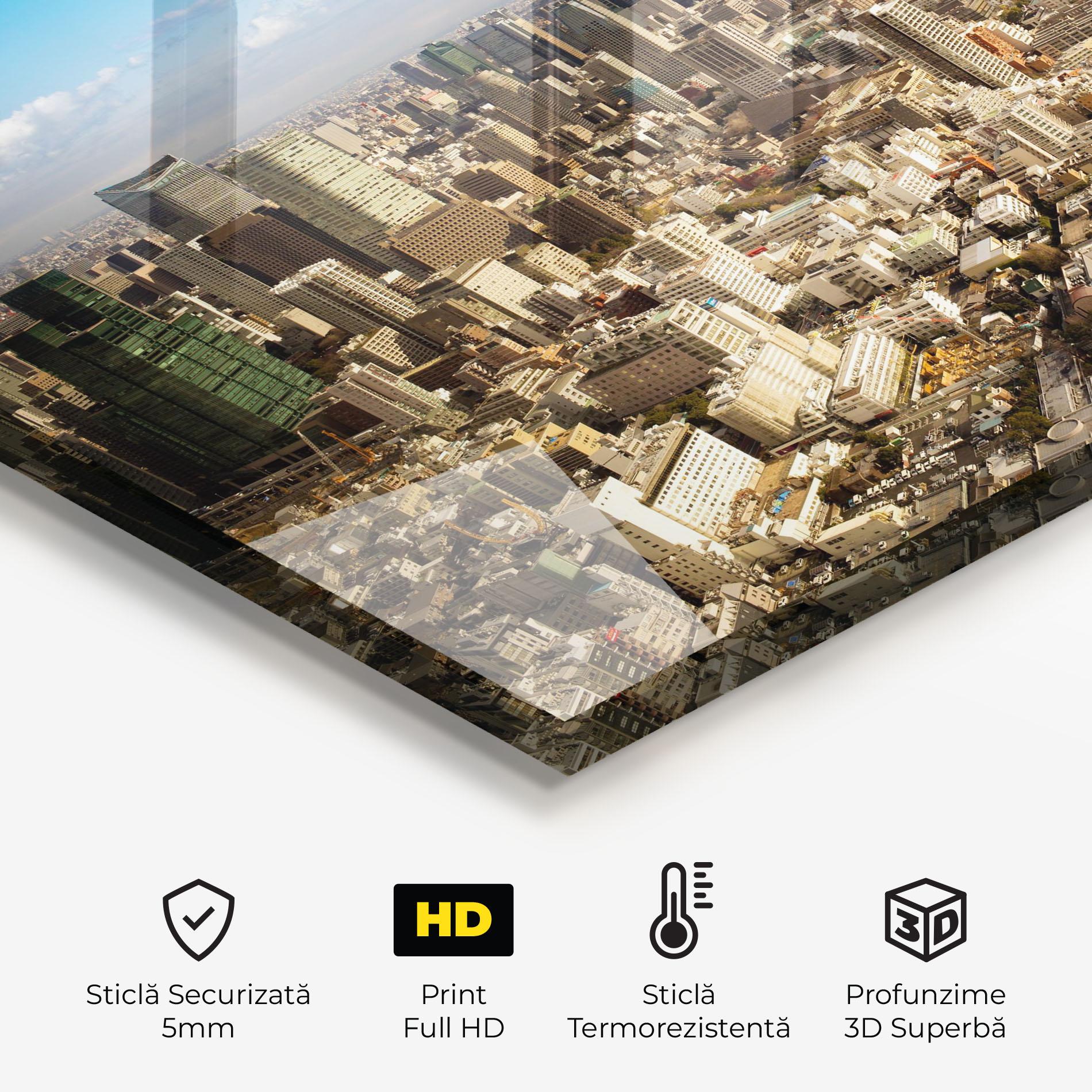 Panou Sticla Bucatarie Tokyo Tower mockup 2