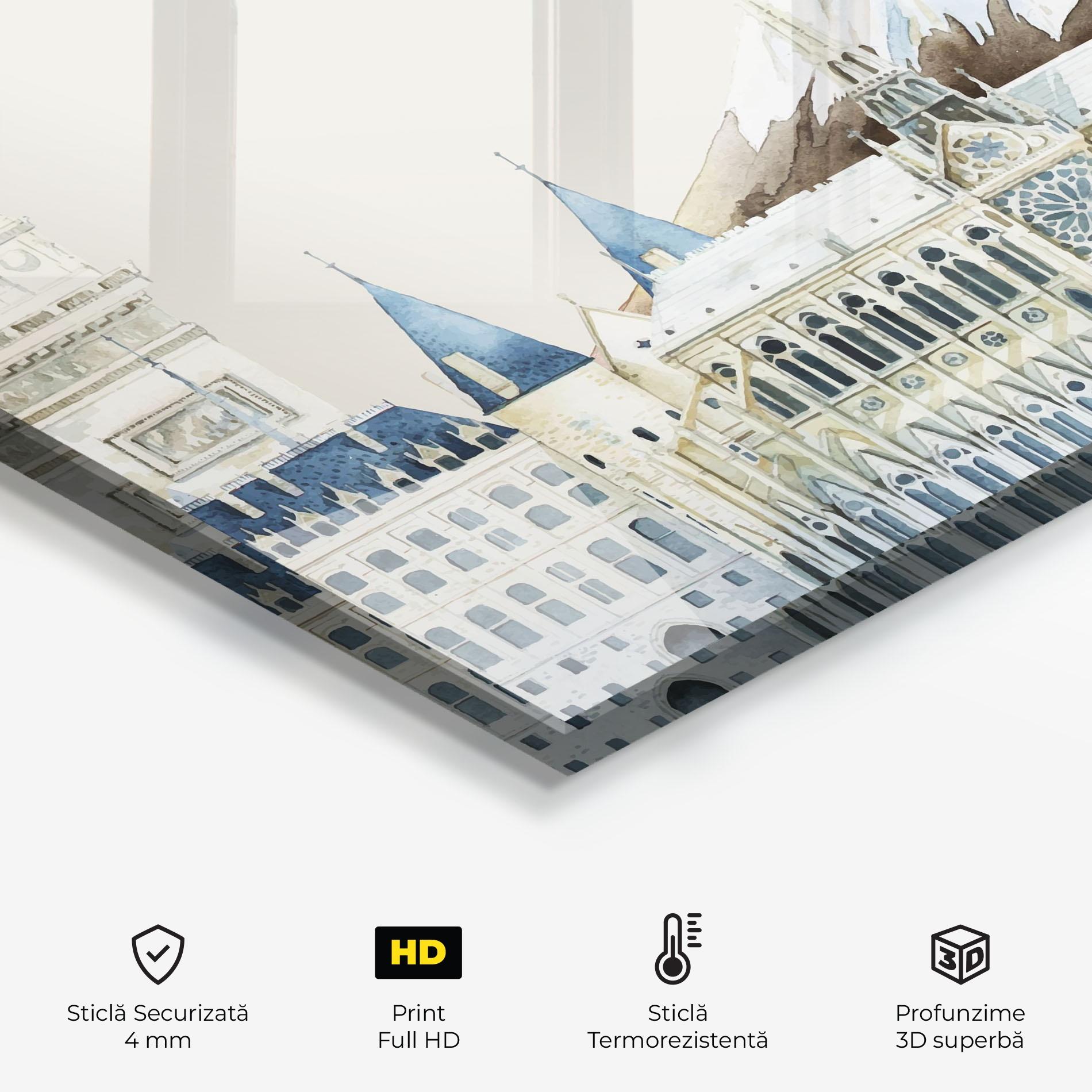 Panou Sticla Bucatarie City Mix mockup 2