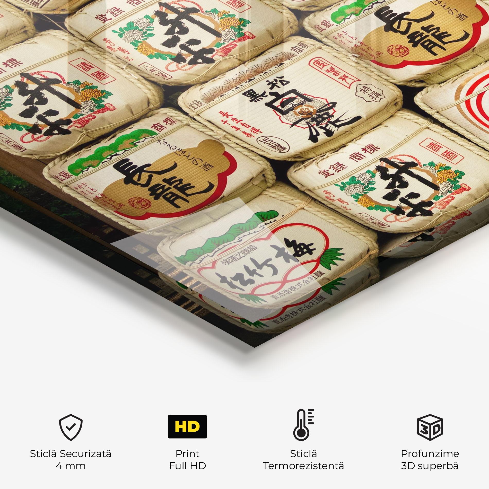 Panou Sticla Bucatarie Meiji Jingu Shrine mockup 2