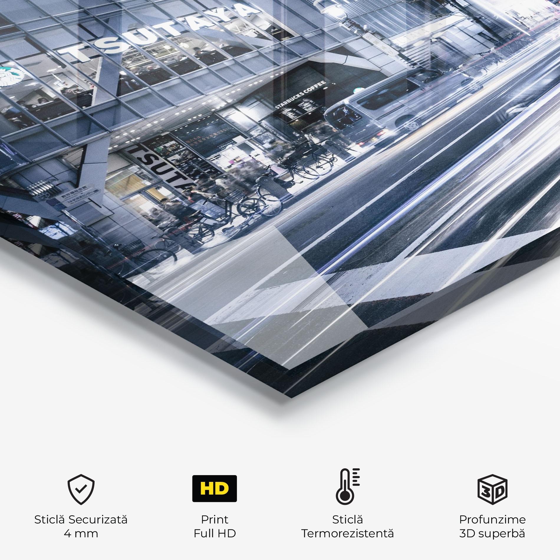 Panou Sticla Bucatarie Road Traffic mockup 2