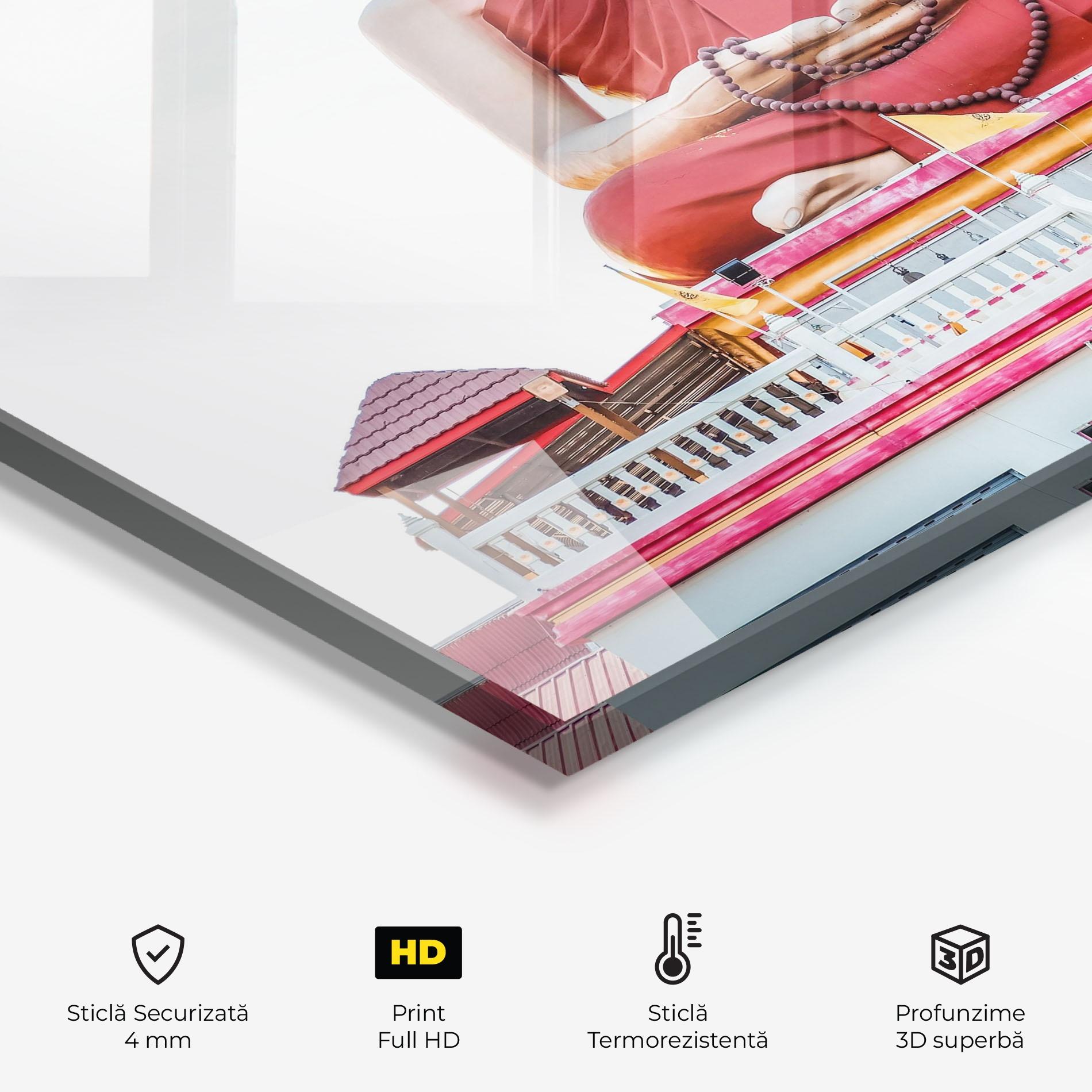 Panou Sticla Bucatarie Statue Ghana Devi mockup 2