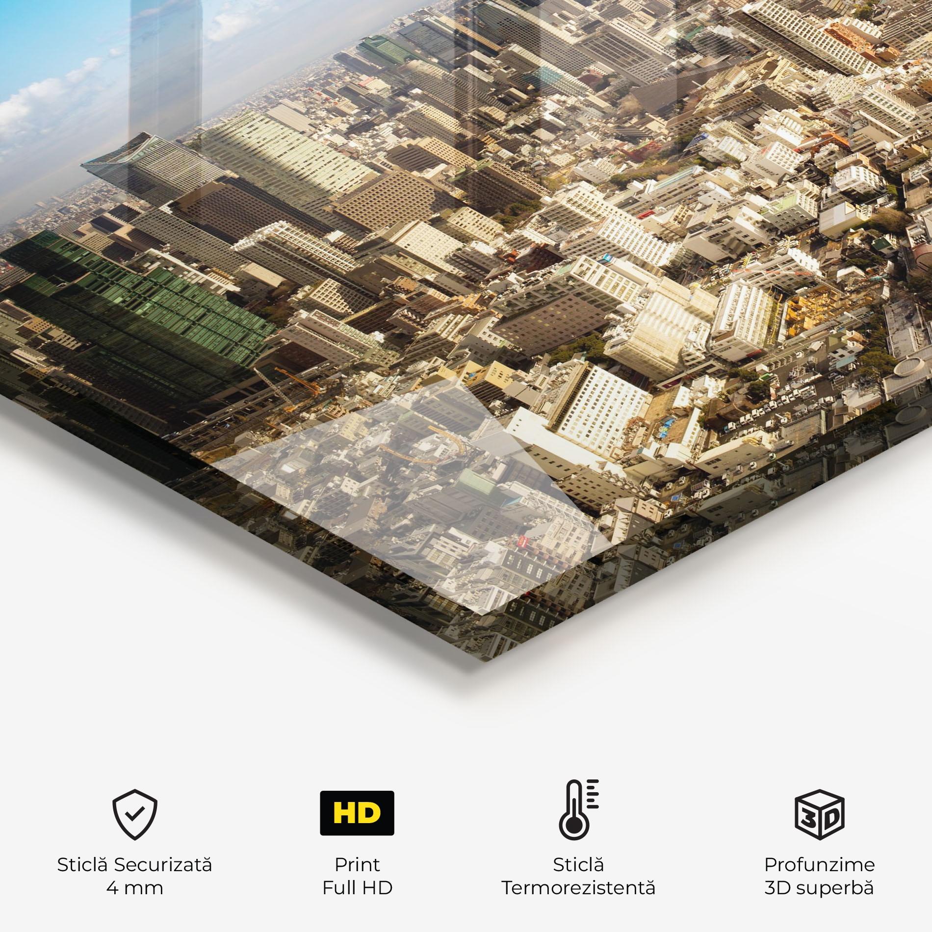 Panou Sticla Bucatarie Tokyo Tower mockup 2