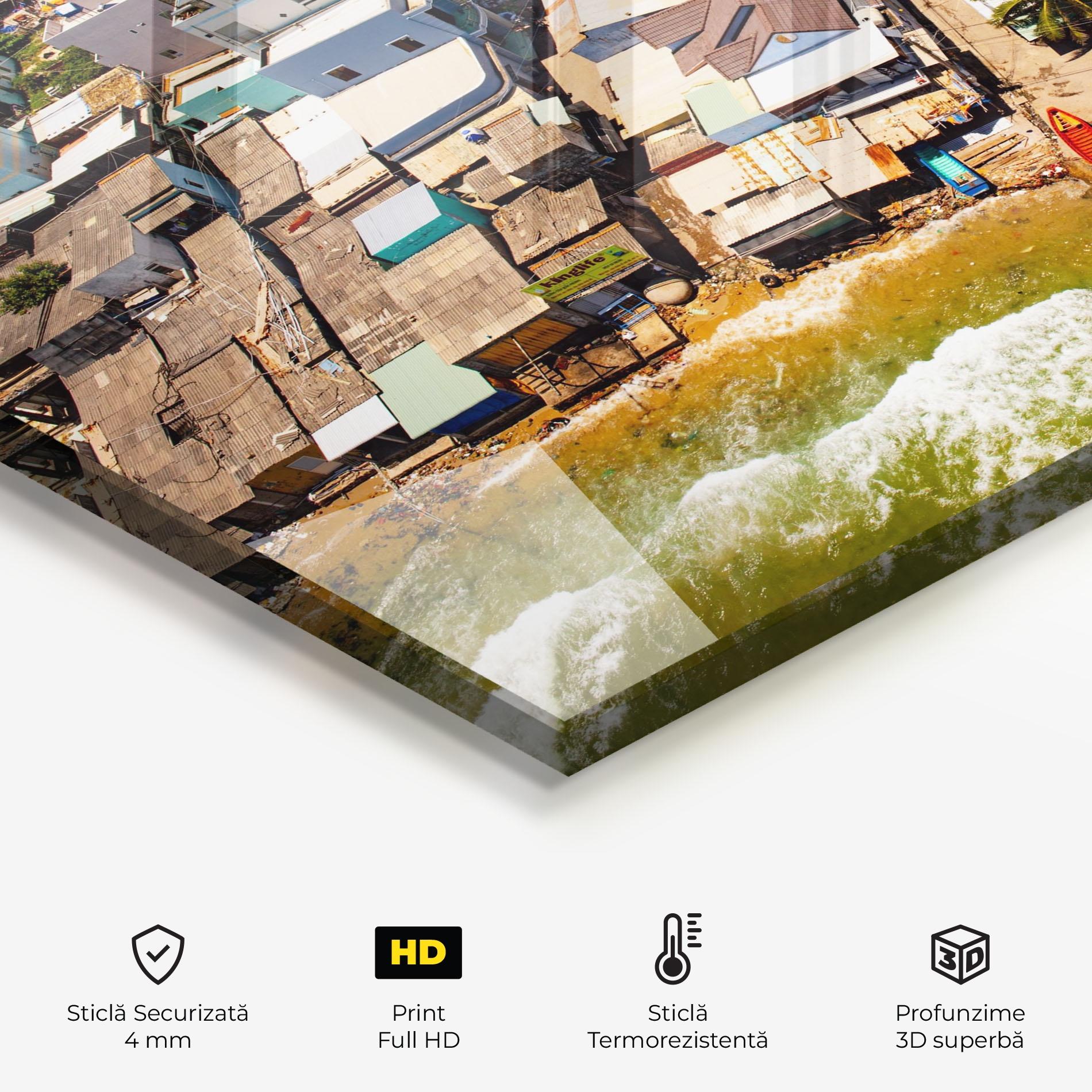 Panou Sticla Bucatarie Vietnam Slums mockup 2