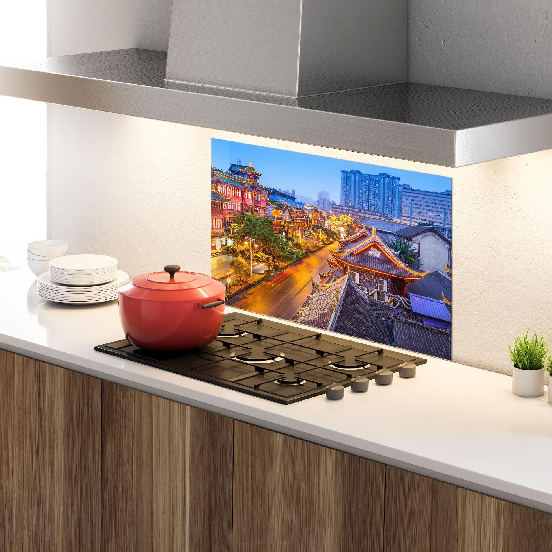 Panou Sticla Bucatarie Chengdu China mockup 4