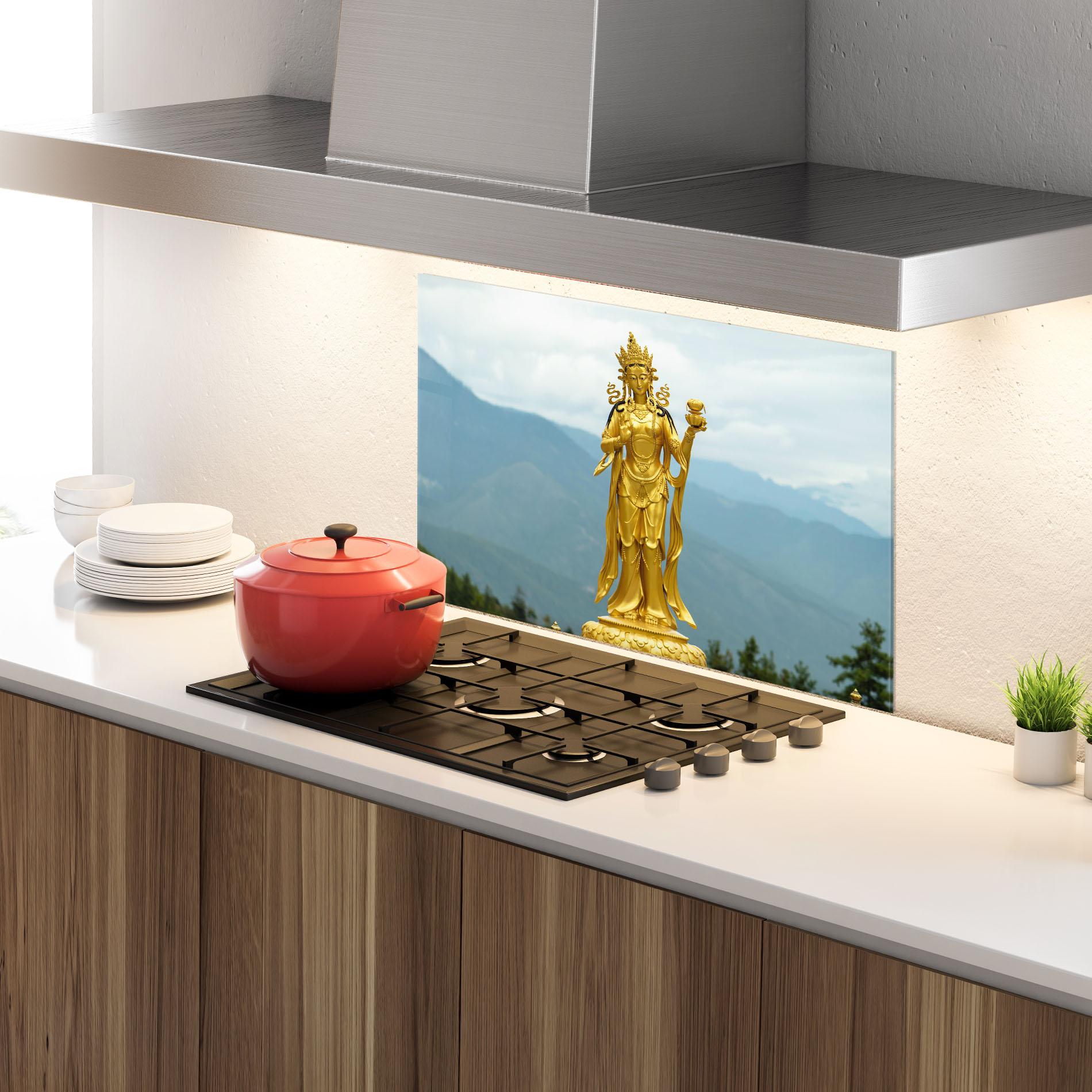 Panou Sticla Bucatarie Golden Tara mockup 4