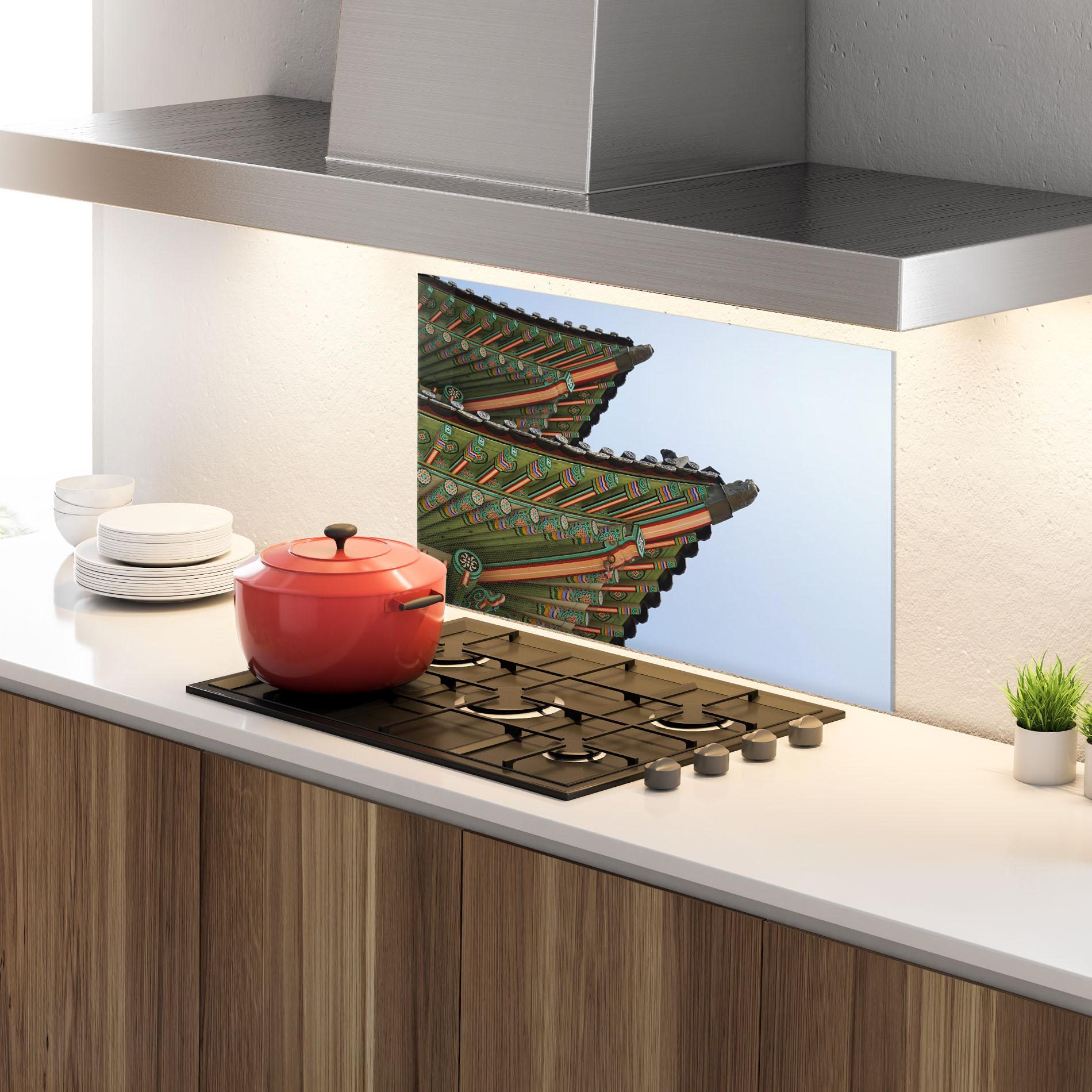 Panou Sticla Bucatarie Gyeongbokgung View mockup 4