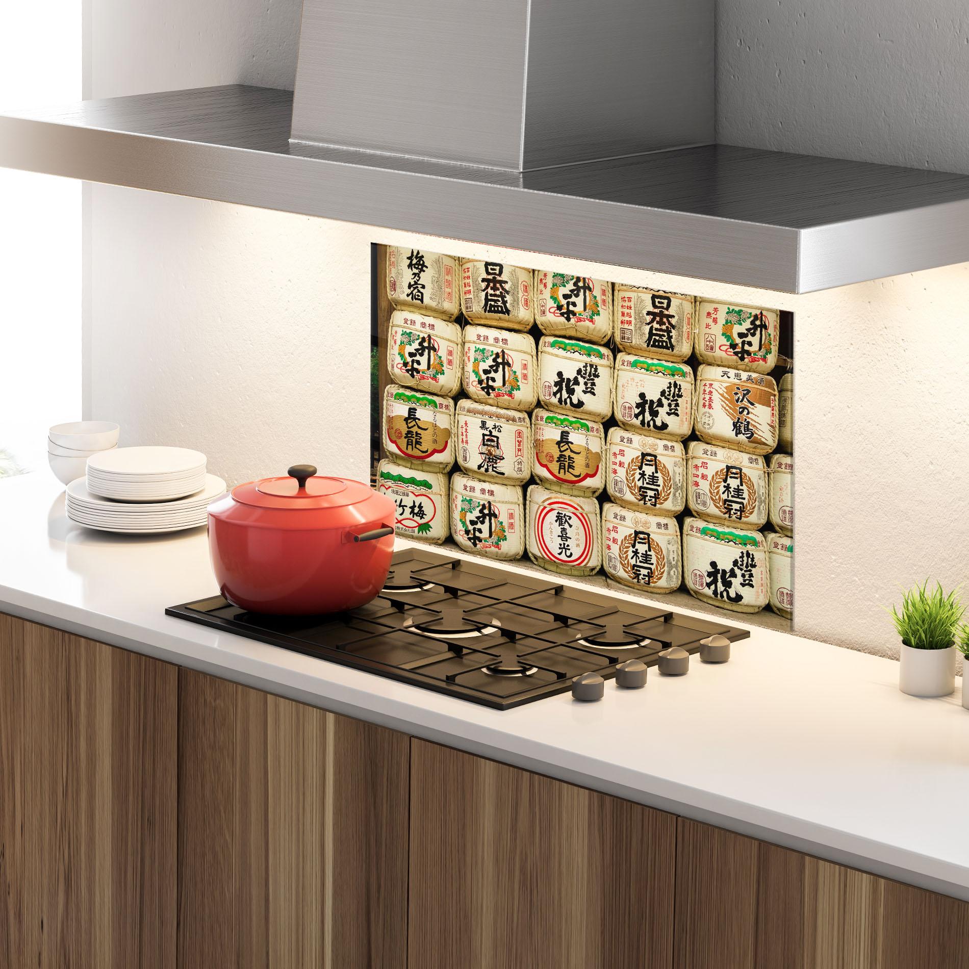 Panou Sticla Bucatarie Meiji Jingu Shrine mockup 4