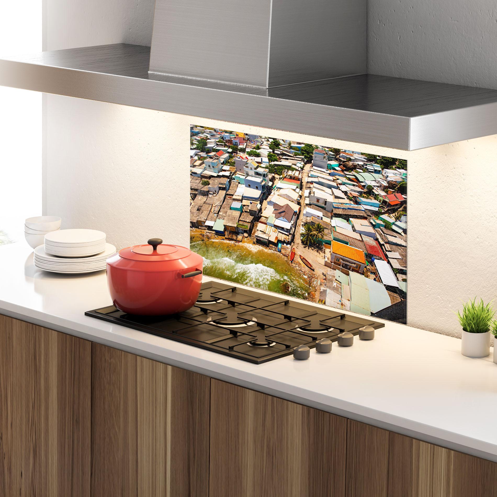 Panou Sticla Bucatarie Vietnam Slums mockup 4