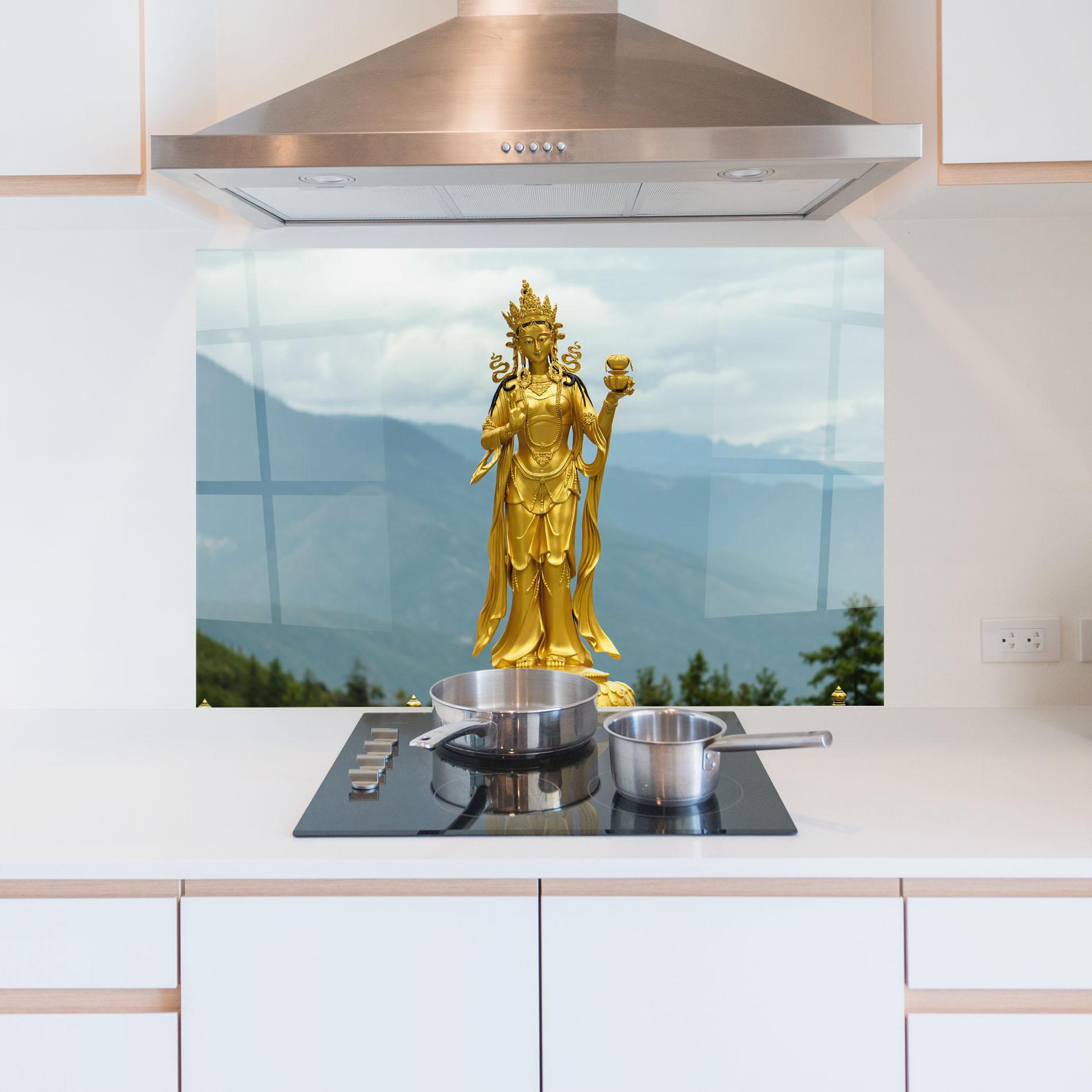 Panou Sticla Bucatarie Golden Tara mockup 5