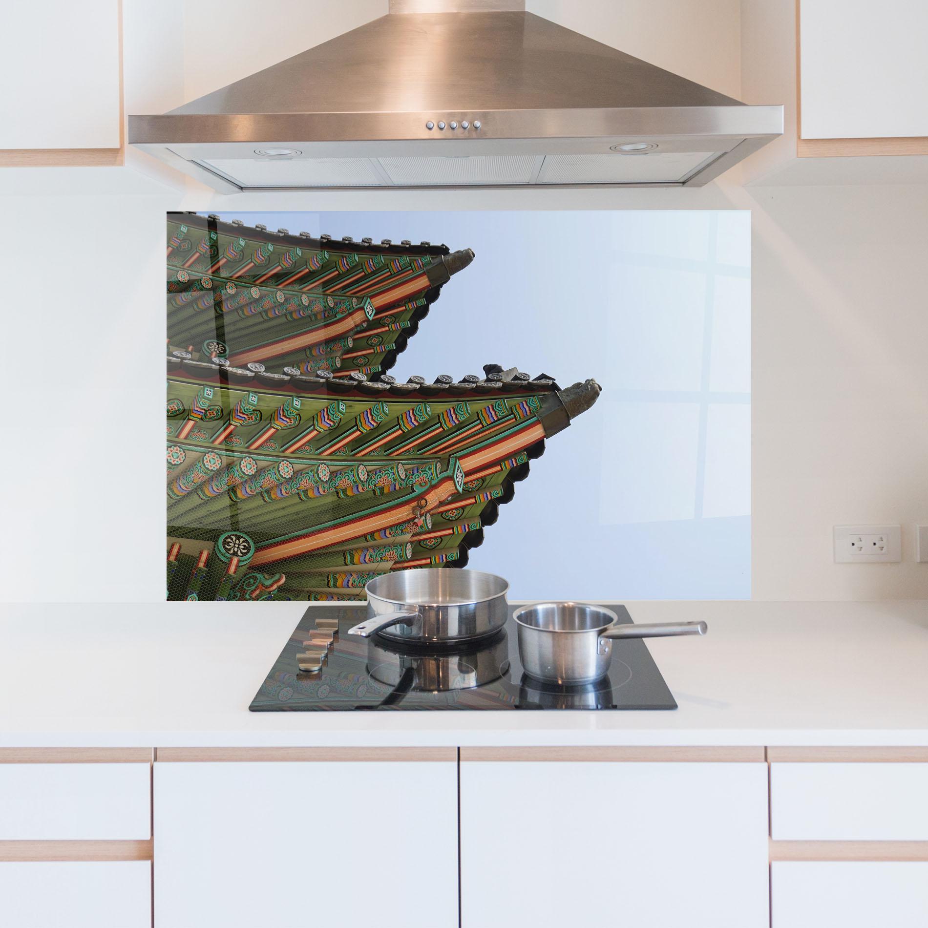 Panou Sticla Bucatarie Gyeongbokgung View mockup 5