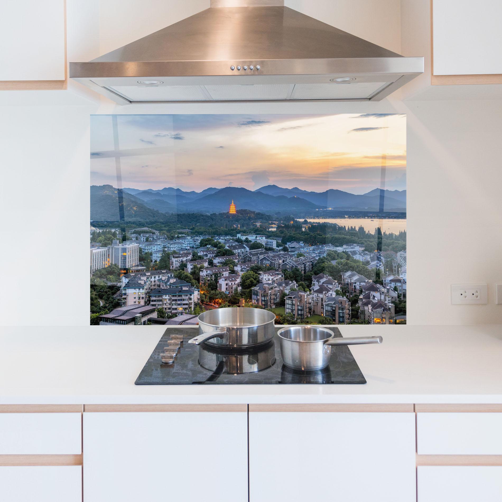Panou Sticla Bucatarie Hangzhou China mockup 5