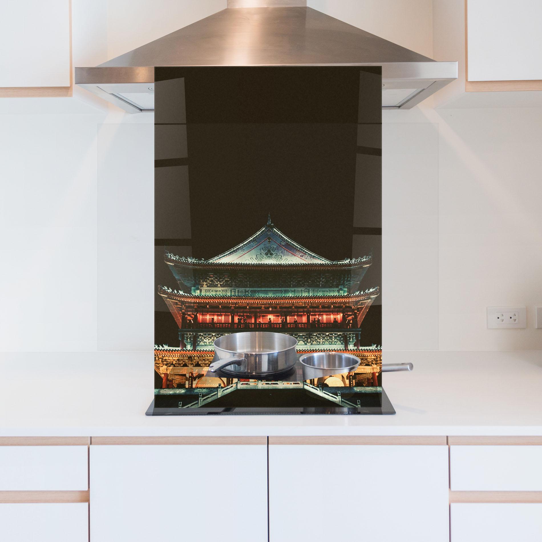 Panou Sticla Bucatarie Temple Of Xi An mockup 5