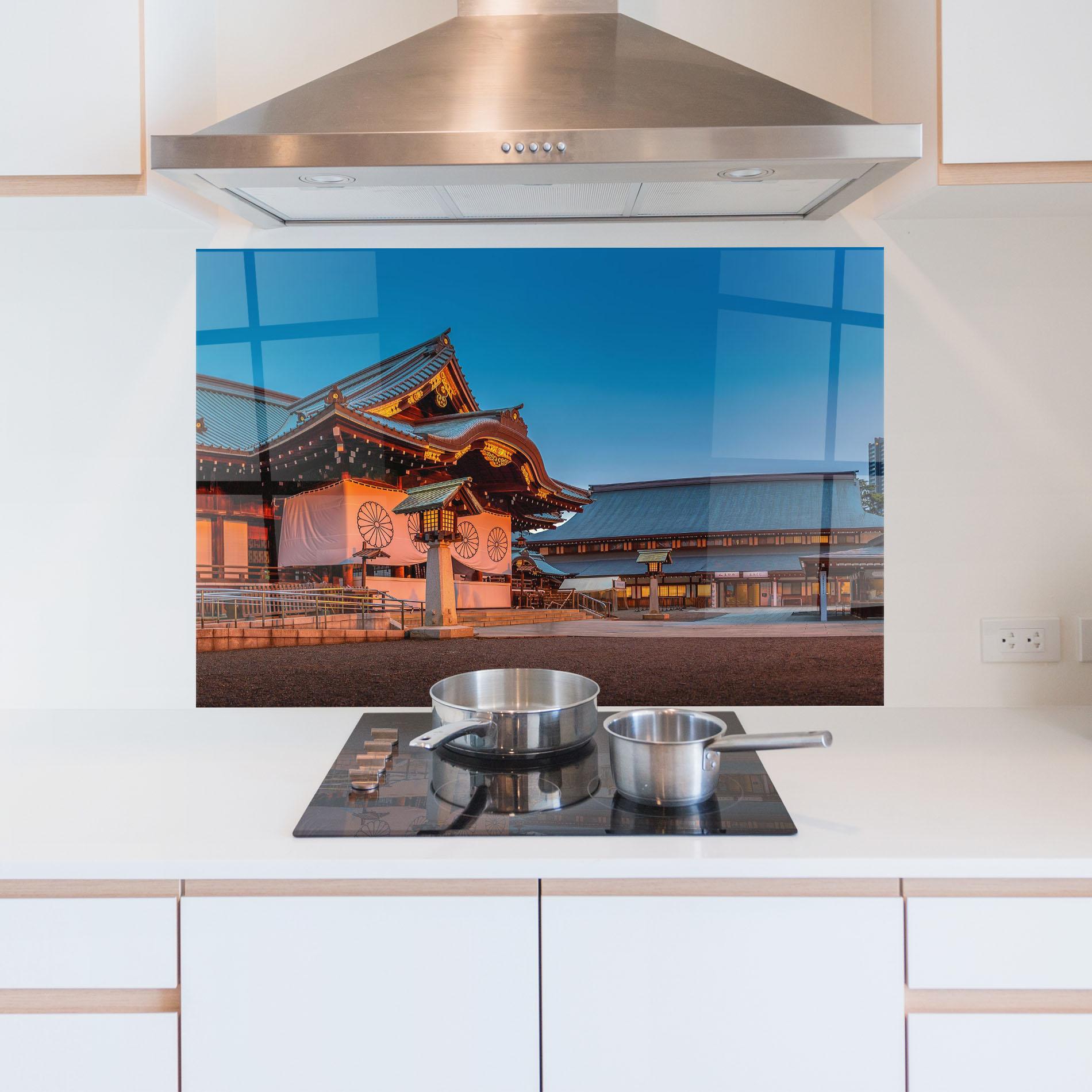 Panou Sticla Bucatarie Yasukuni Jinja mockup 5