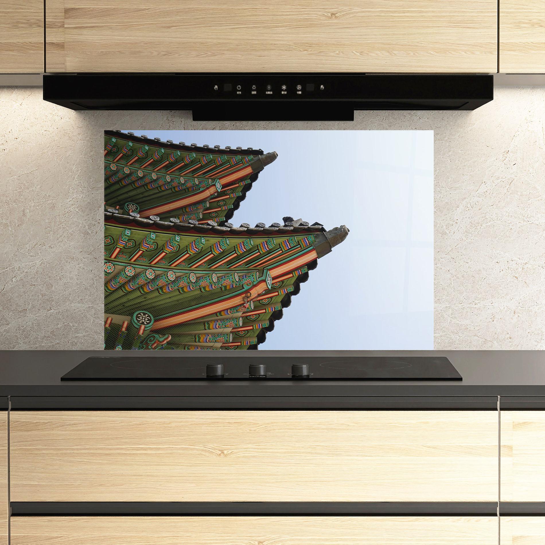 Panou Sticla Bucatarie Gyeongbokgung View mockup 3