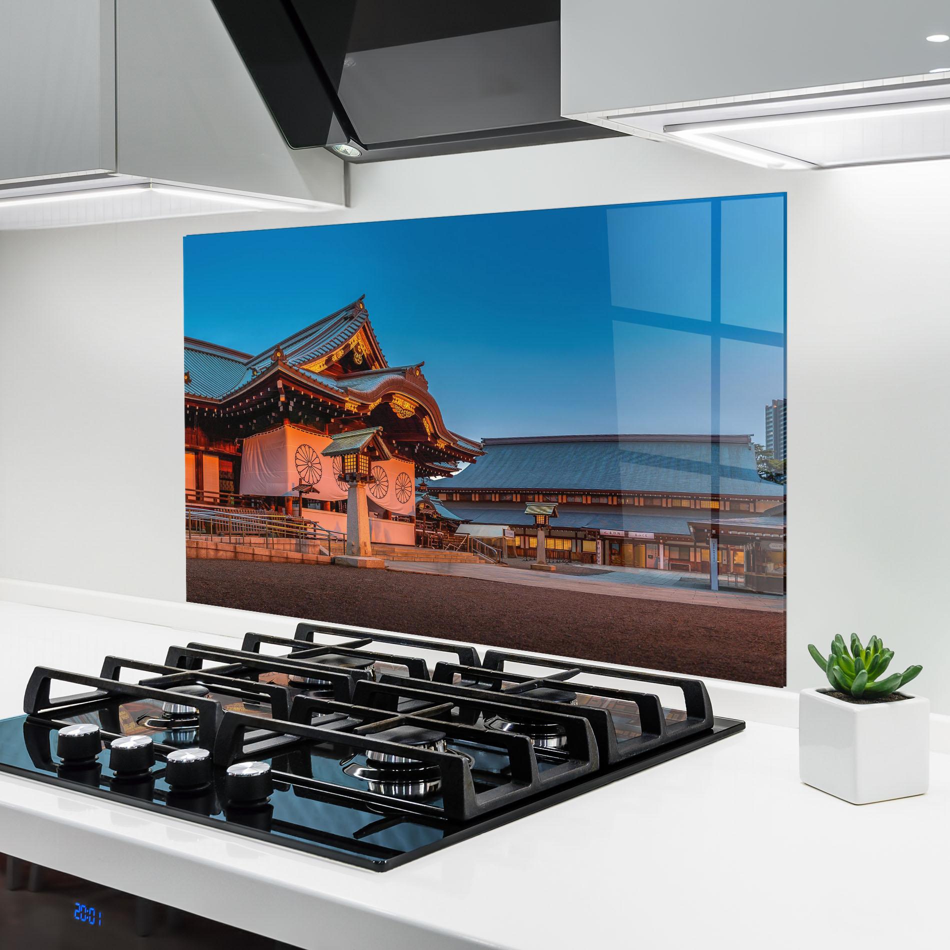 Panou Sticla Bucatarie Yasukuni Jinja mockup 6