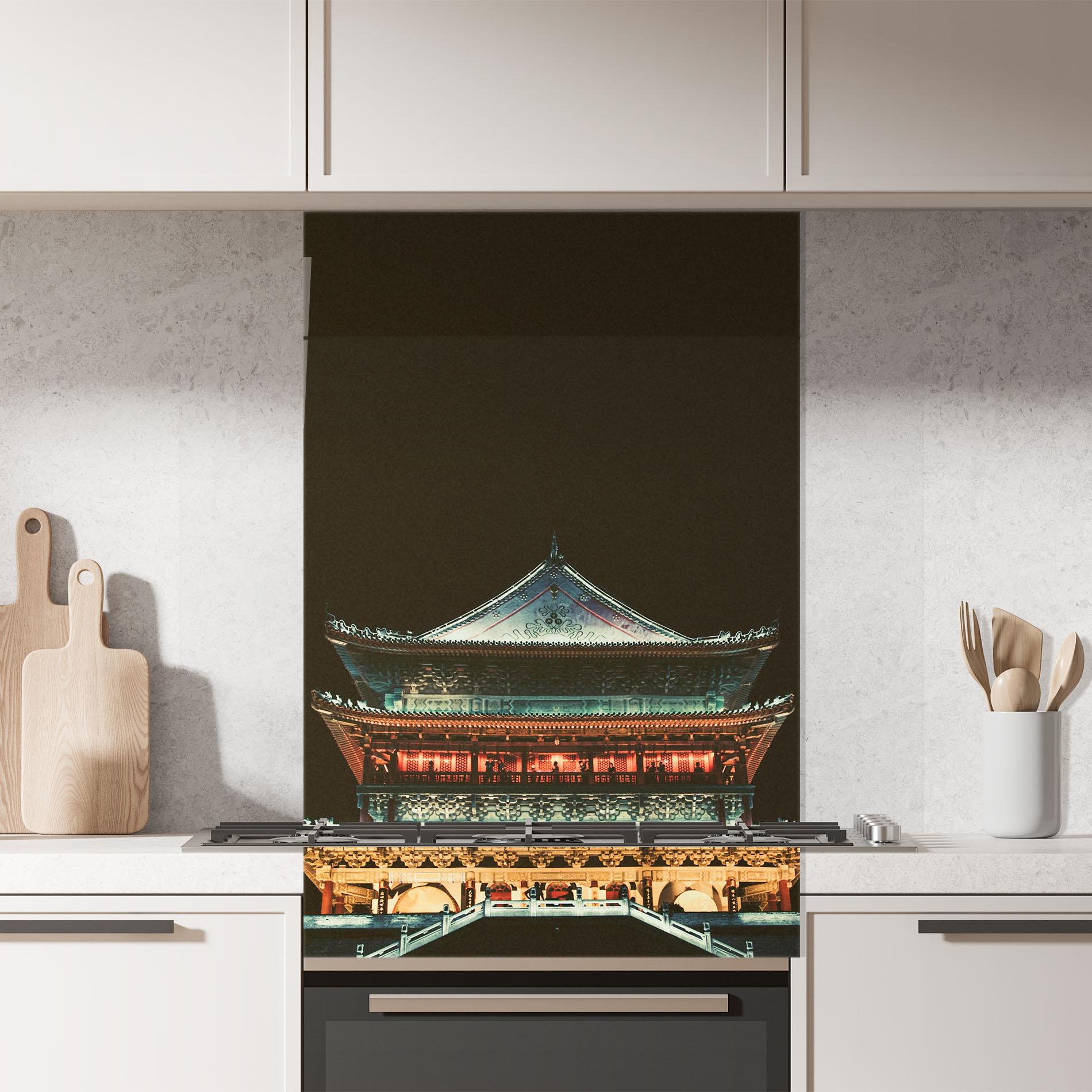 Panou Sticla Bucatarie Temple Of Xi An mockup 7