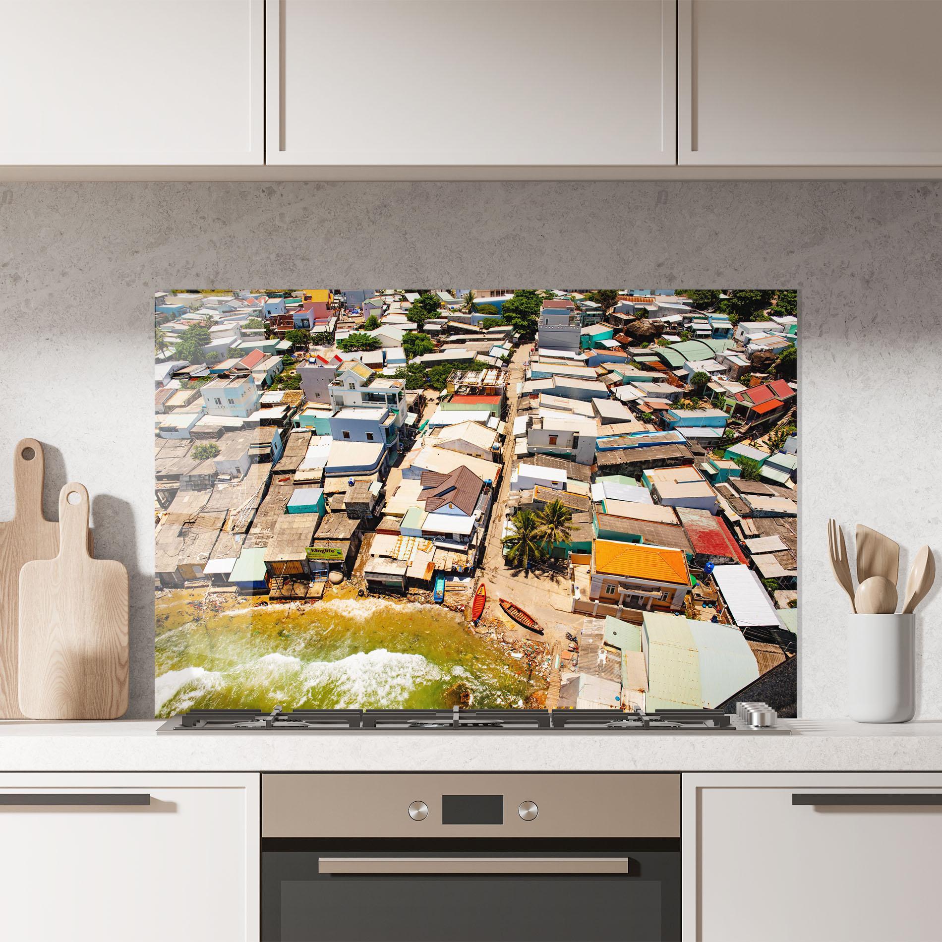 Panou Sticla Bucatarie Vietnam Slums mockup 7