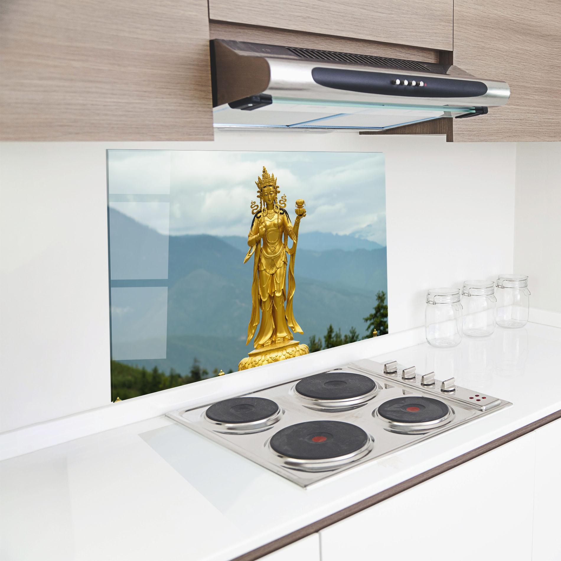 Panou Sticla Bucatarie Golden Tara mockup 8