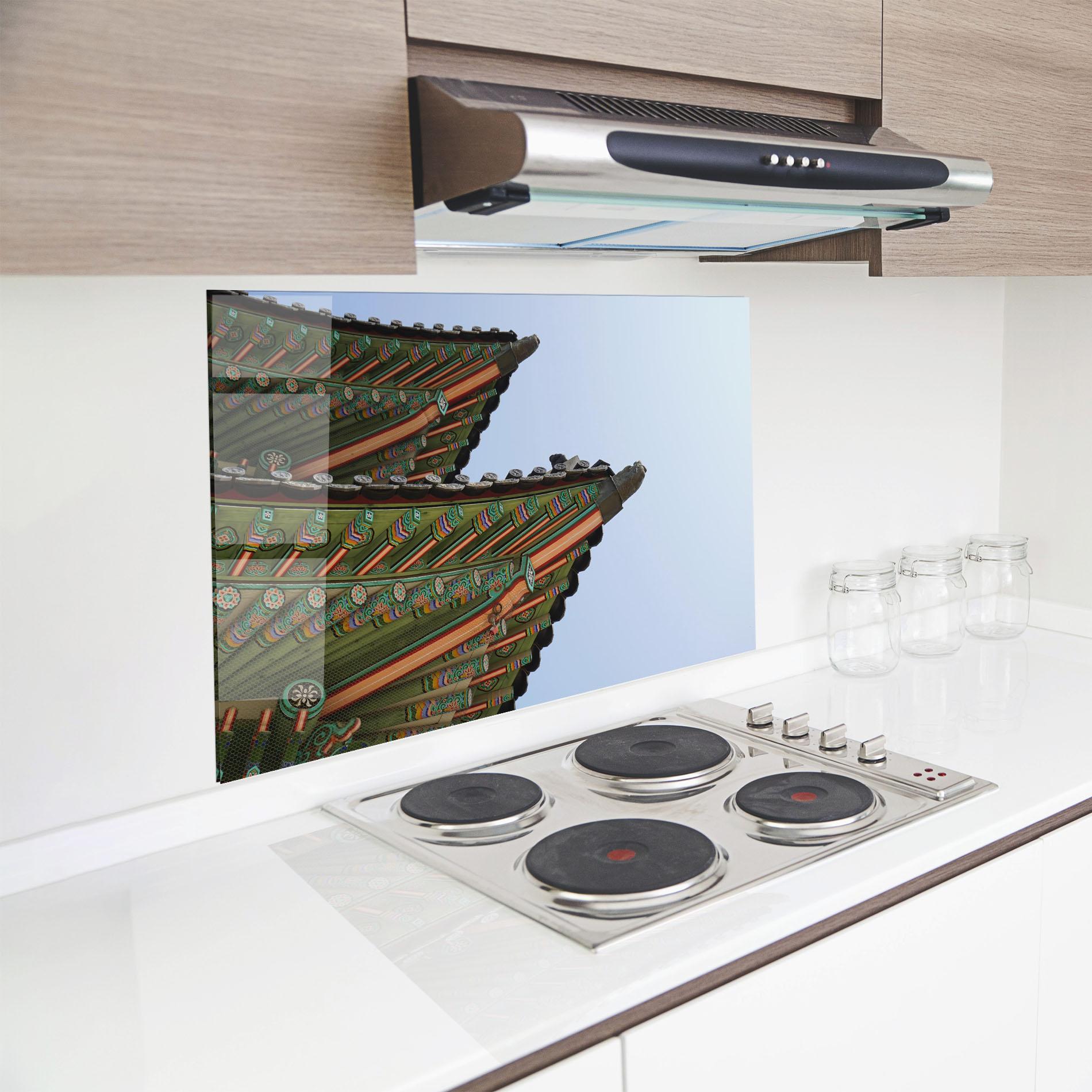 Panou Sticla Bucatarie Gyeongbokgung View mockup 8