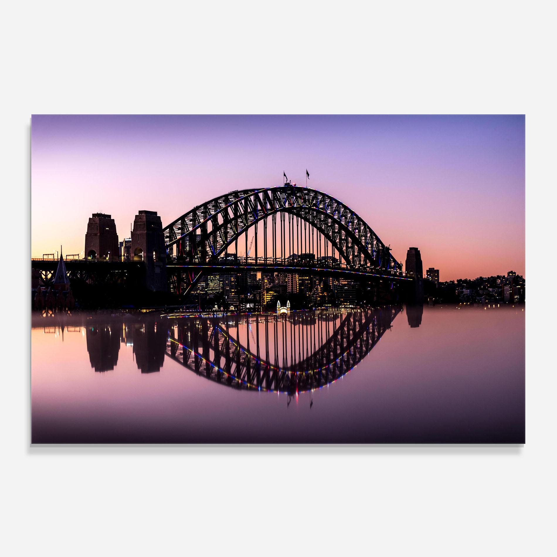 Panou Sticla Bucatarie Purple Night Sydney mockup 0