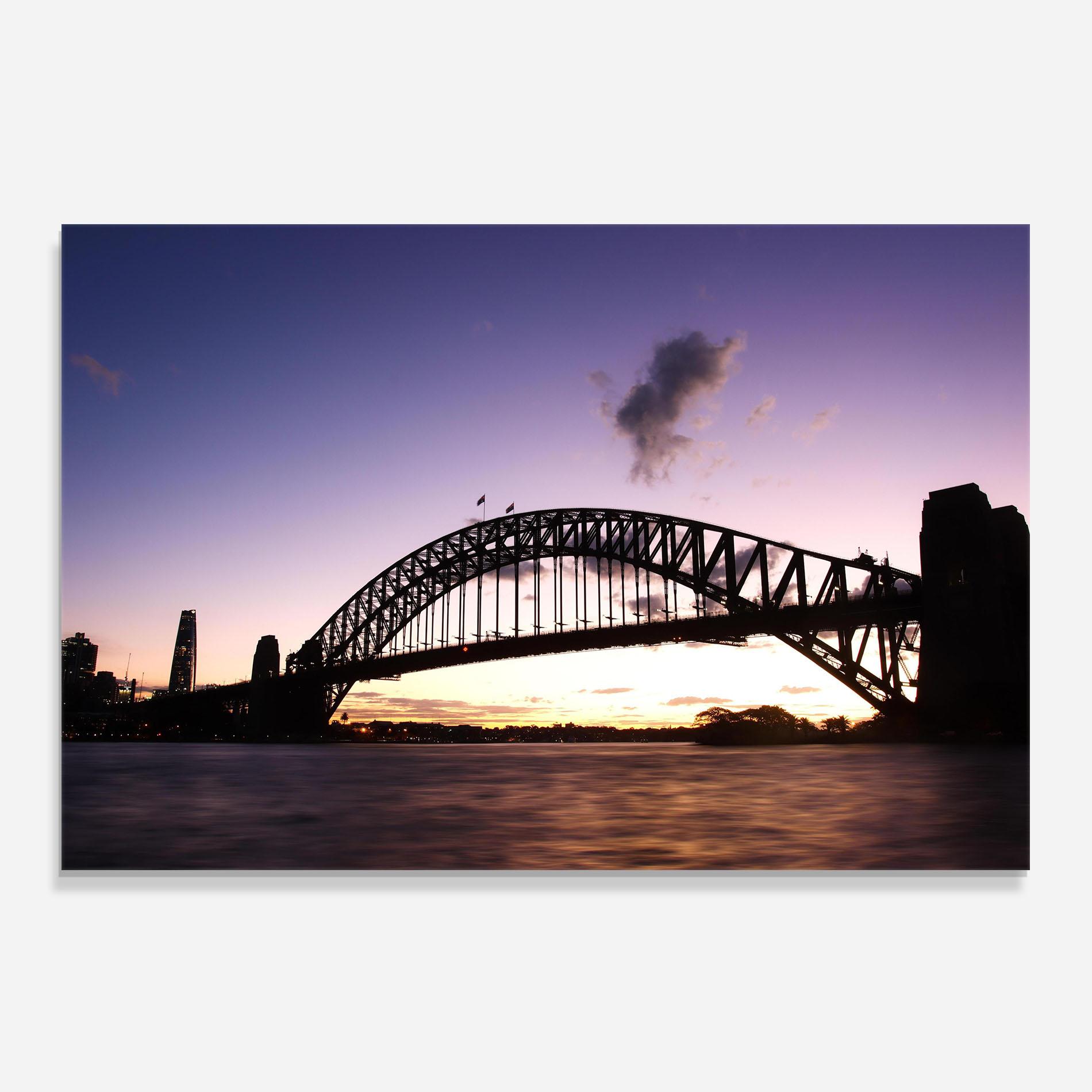 Panou Sticla Bucatarie Purple Sky Sydney mockup 0