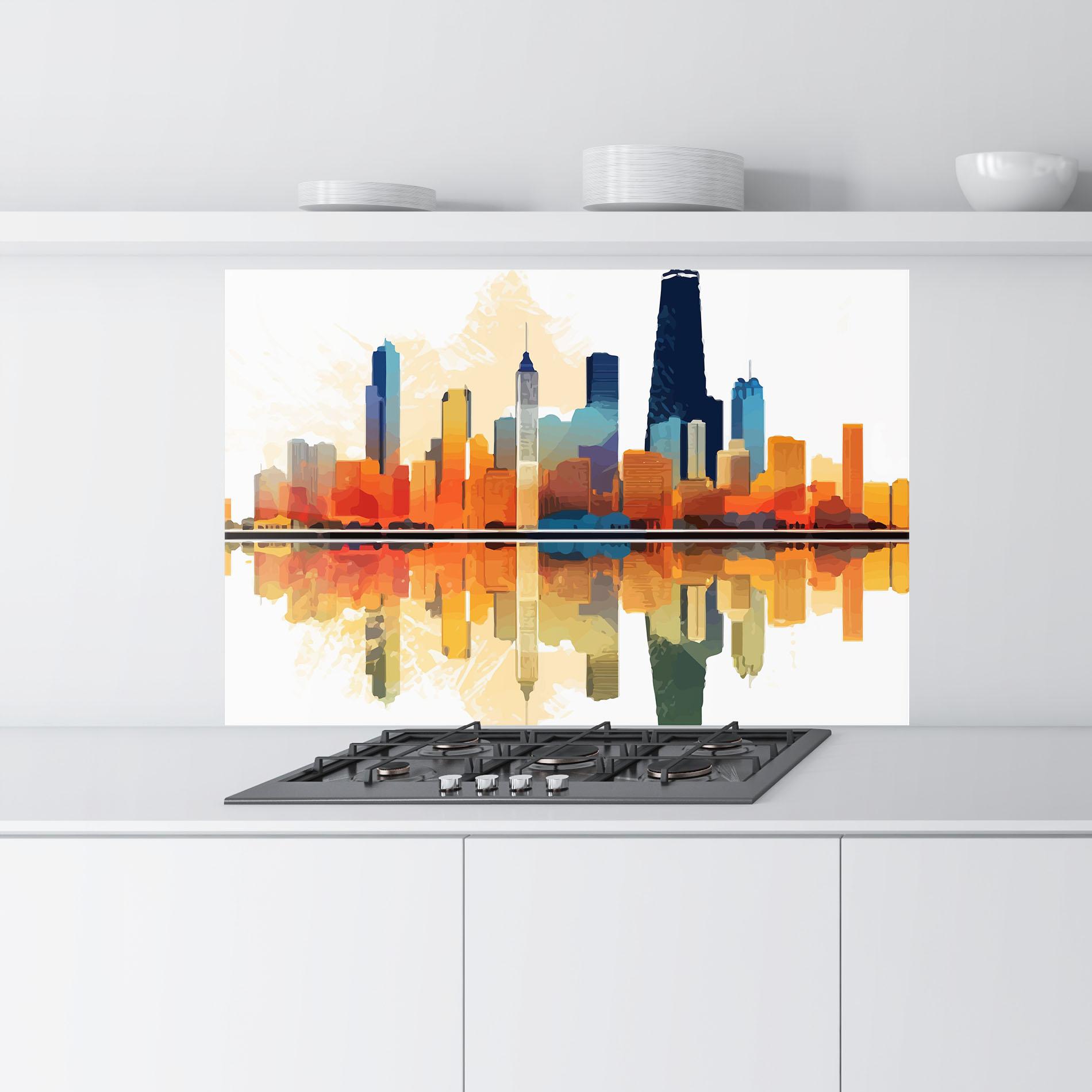 Panou Sticla Bucatarie Australian River mockup 9