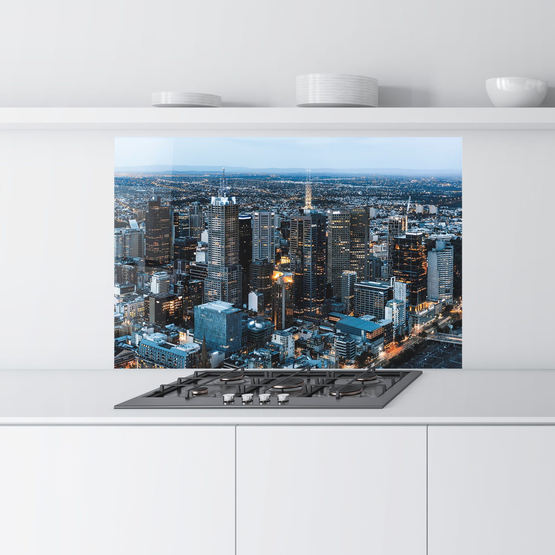 Yellow Lights Skyline mockup 9